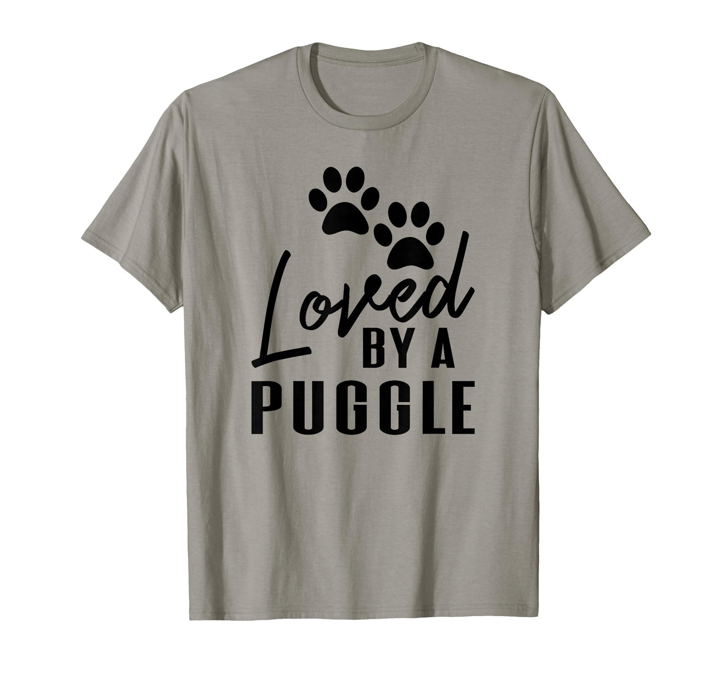 Loved by A Puggle Dog Mom or Dog Dad T-Shirt