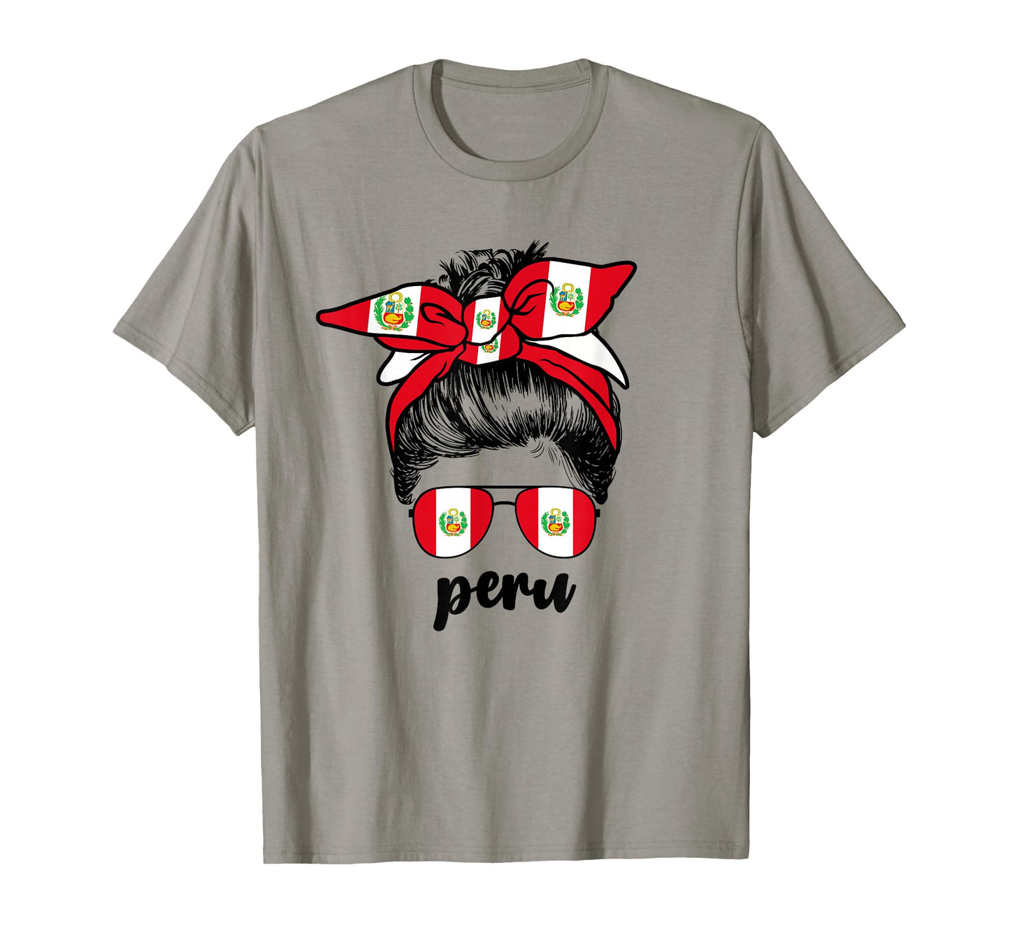 Peruvian Girl For Women Girls Peru Flag Peruana Hispanic T-Shirt