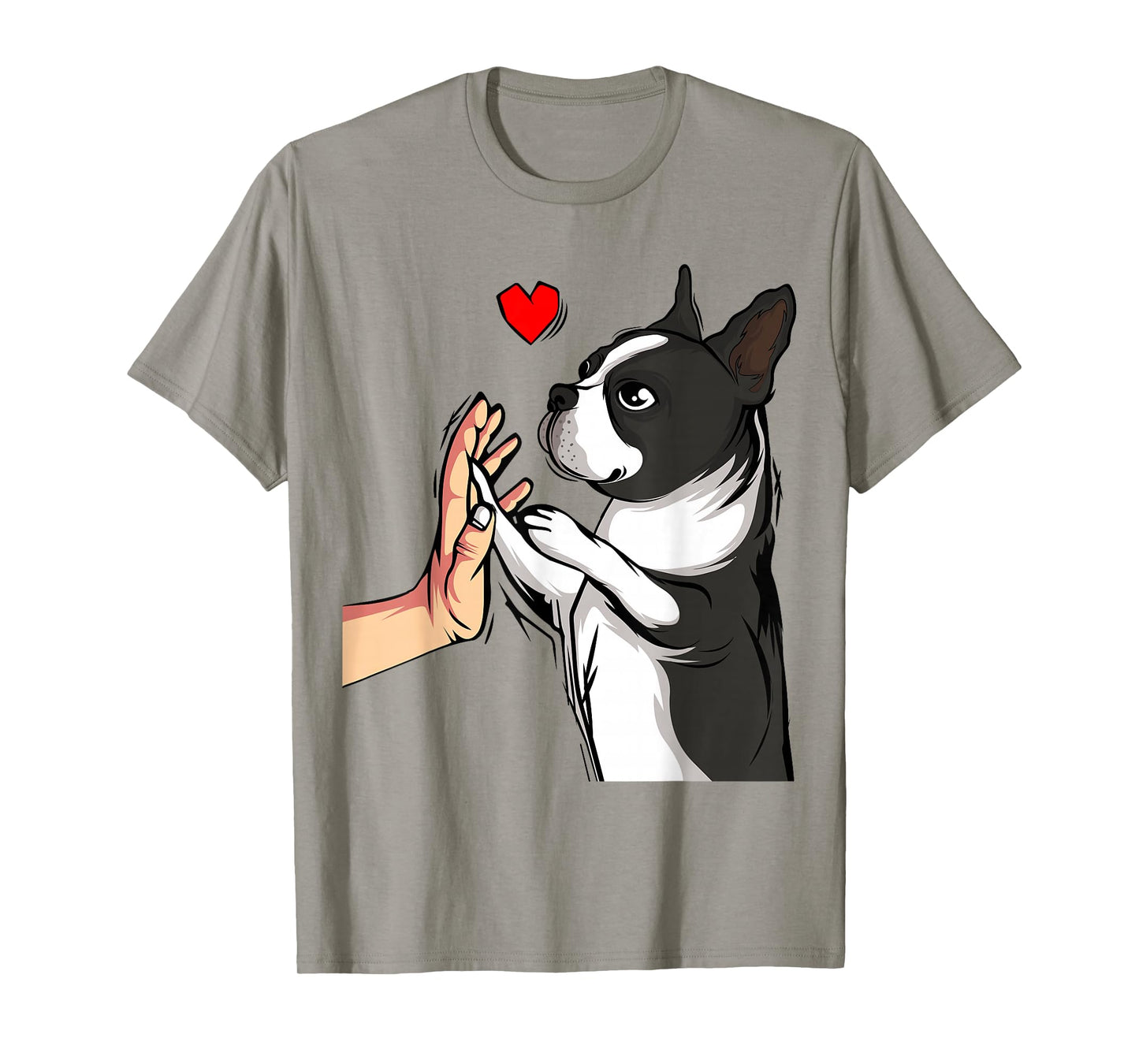 Boston Terrier Love Bostie Dog Mom Funny Girls T-Shirt Small