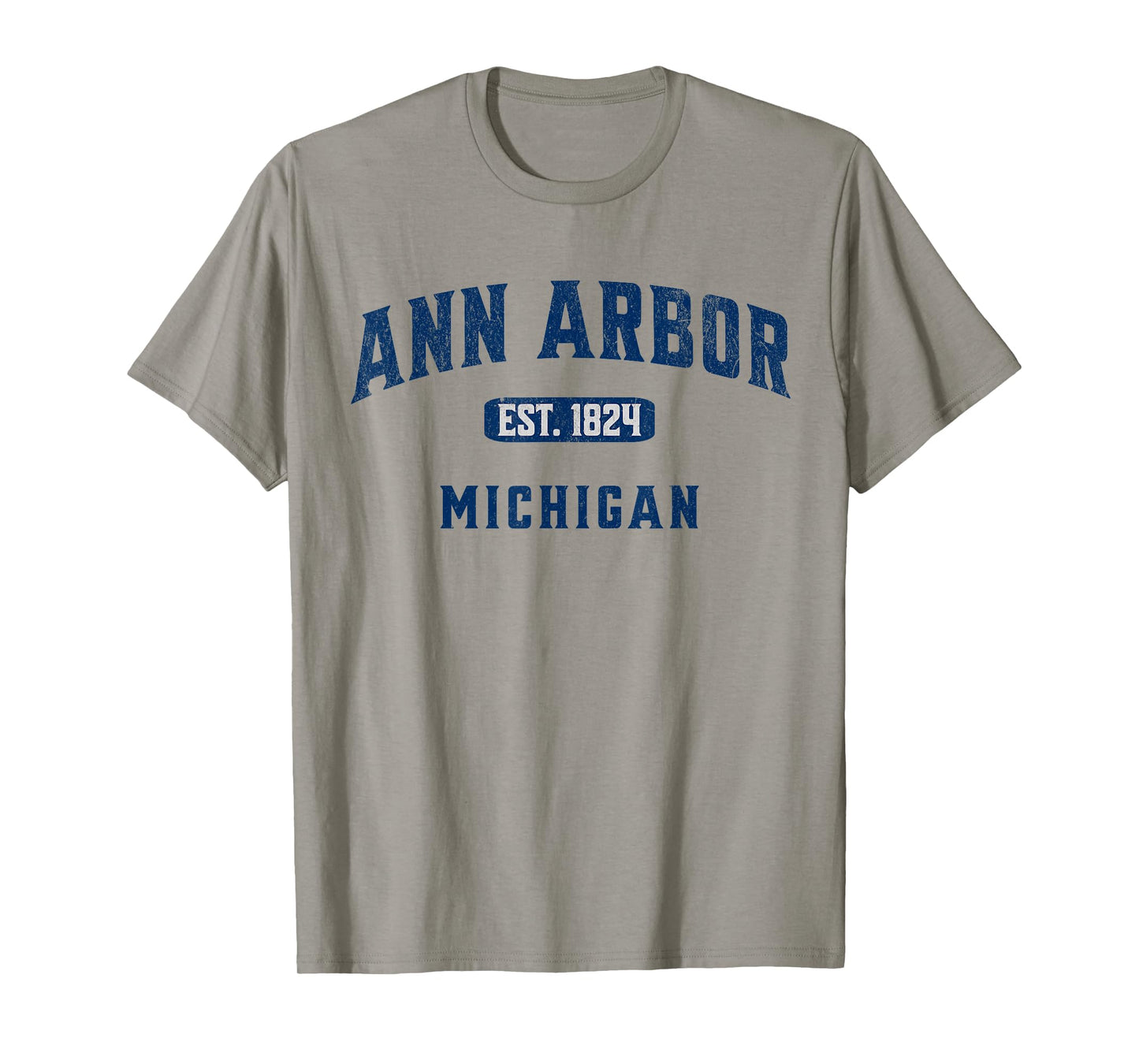 USA City Visit Ann Arbor Michigan Vintage Athletic Souvenir T-Shirt