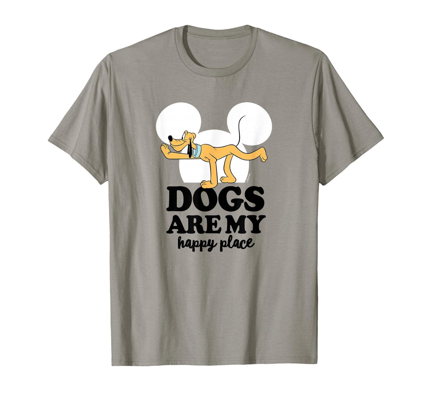 Pluto - Dogs are My Happy Place T-Shirt