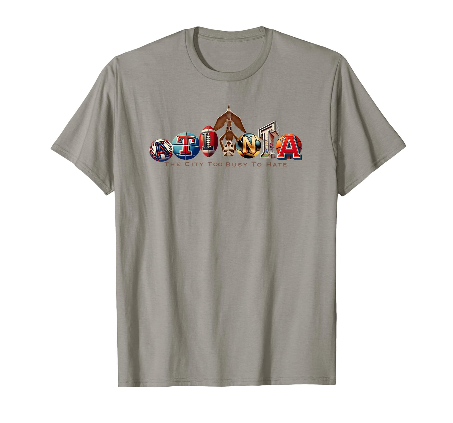 Silicon Peach Atlantan City Team Fan Atlanta Georgia Proud T-Shirt