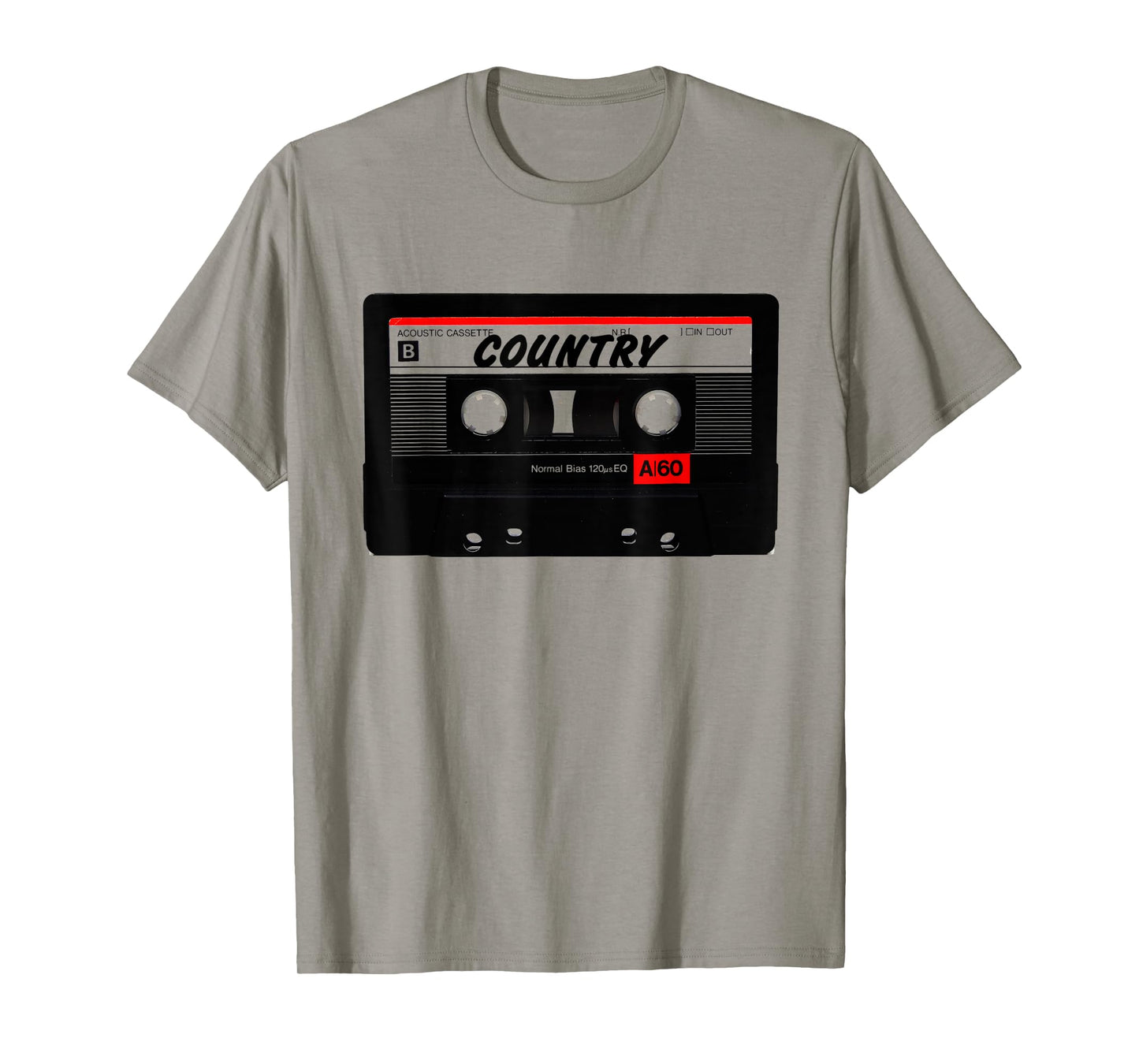 Country Music Mixtape 90s 80s 70s Retro Audio Cassette Tape T-Shirt