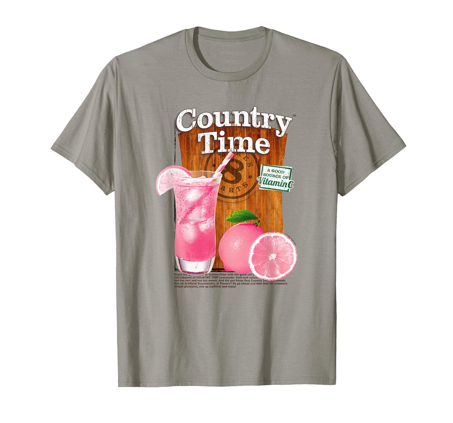 Country Time Pink Lemonade Classic Beverage Logo T-Shirt