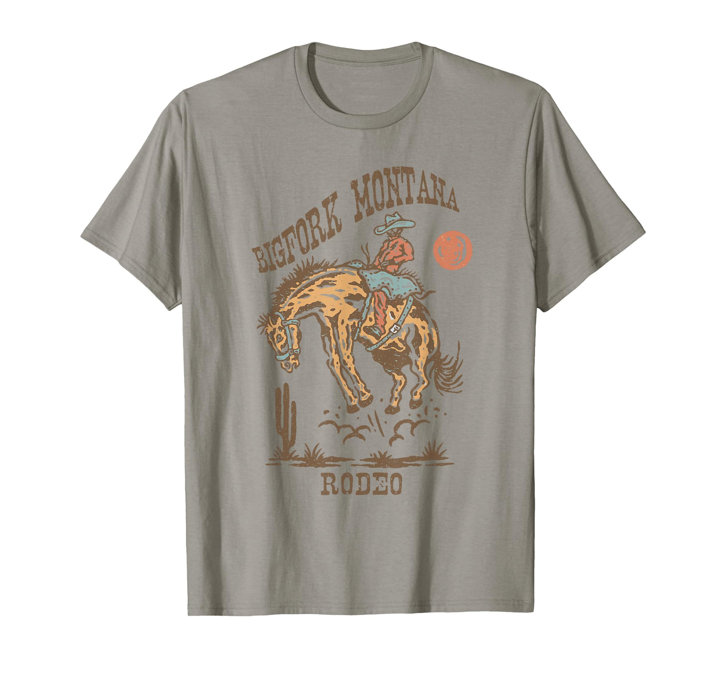 Bigfork Montana Rodeo | Vintage Cowgirl T-Shirt