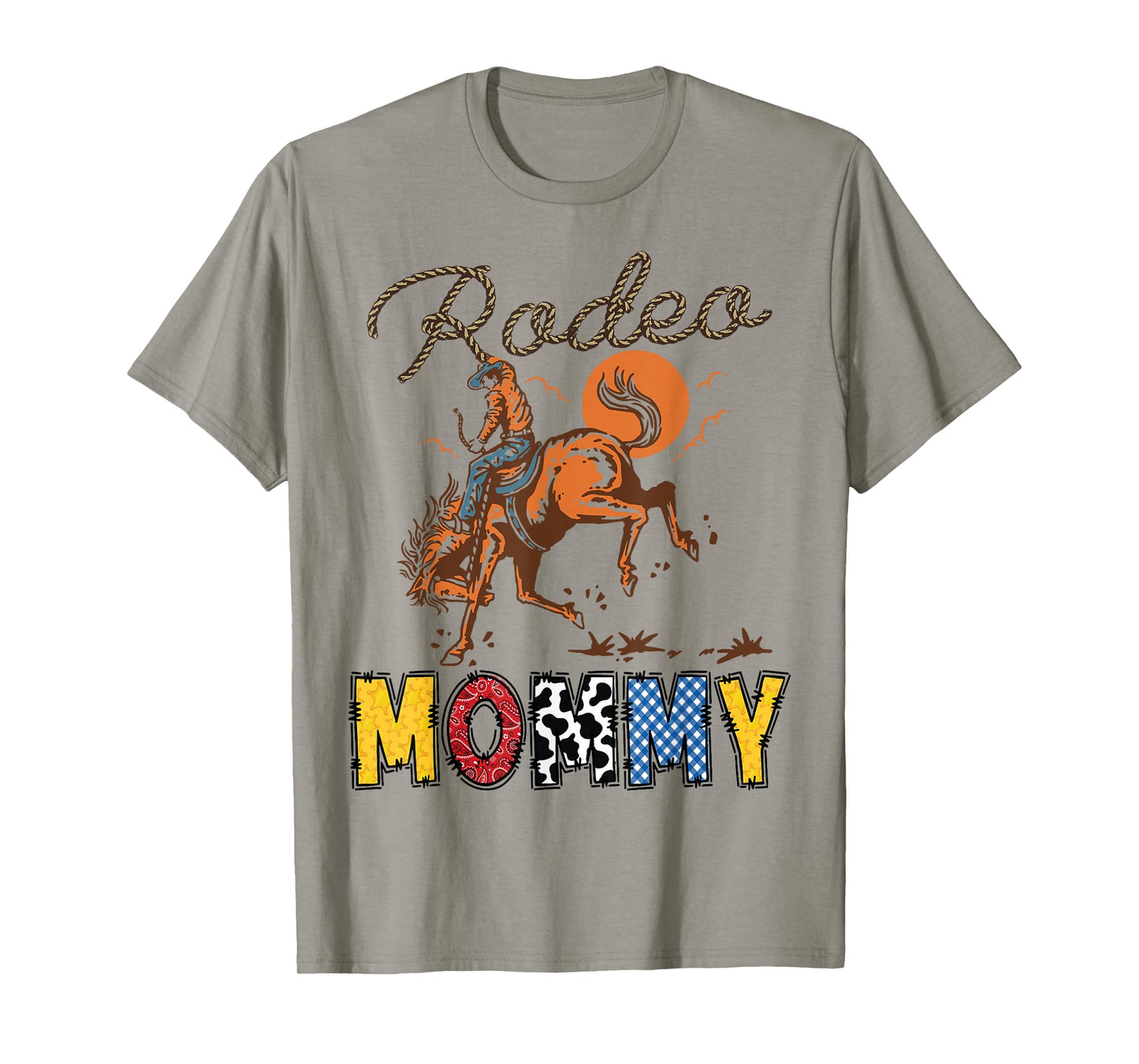 Rodeo Mommy Cowboy Cowgirl Birthday Matching Family T-Shirt