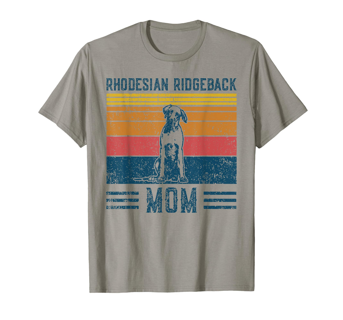Dog Ridgeback Mom - Vintage Rhodesian Ridgeback Mom T-Shirt