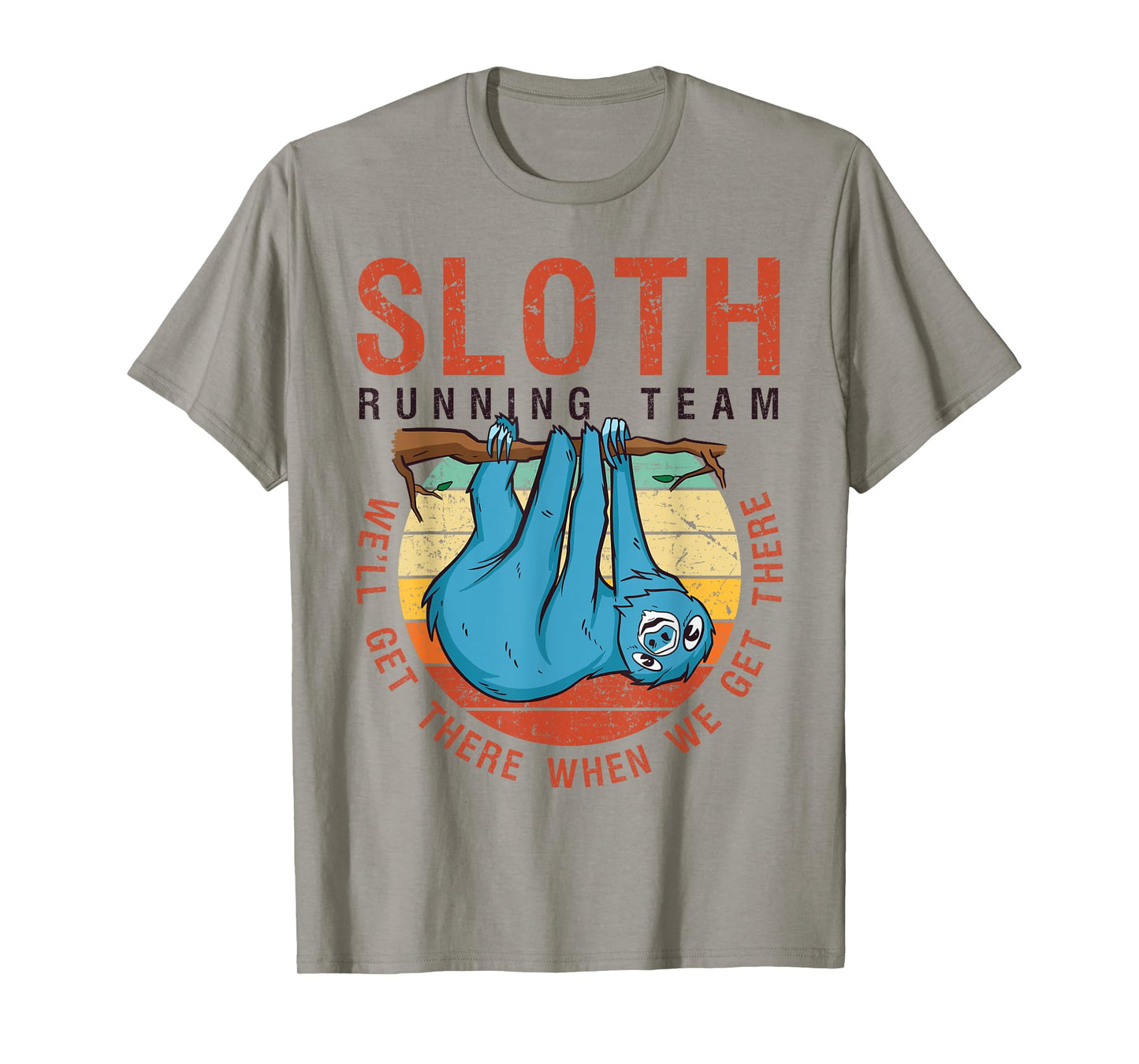 Sloth Running Team Funny Marathon Runner Sloth-Lover Gift T-Shirt