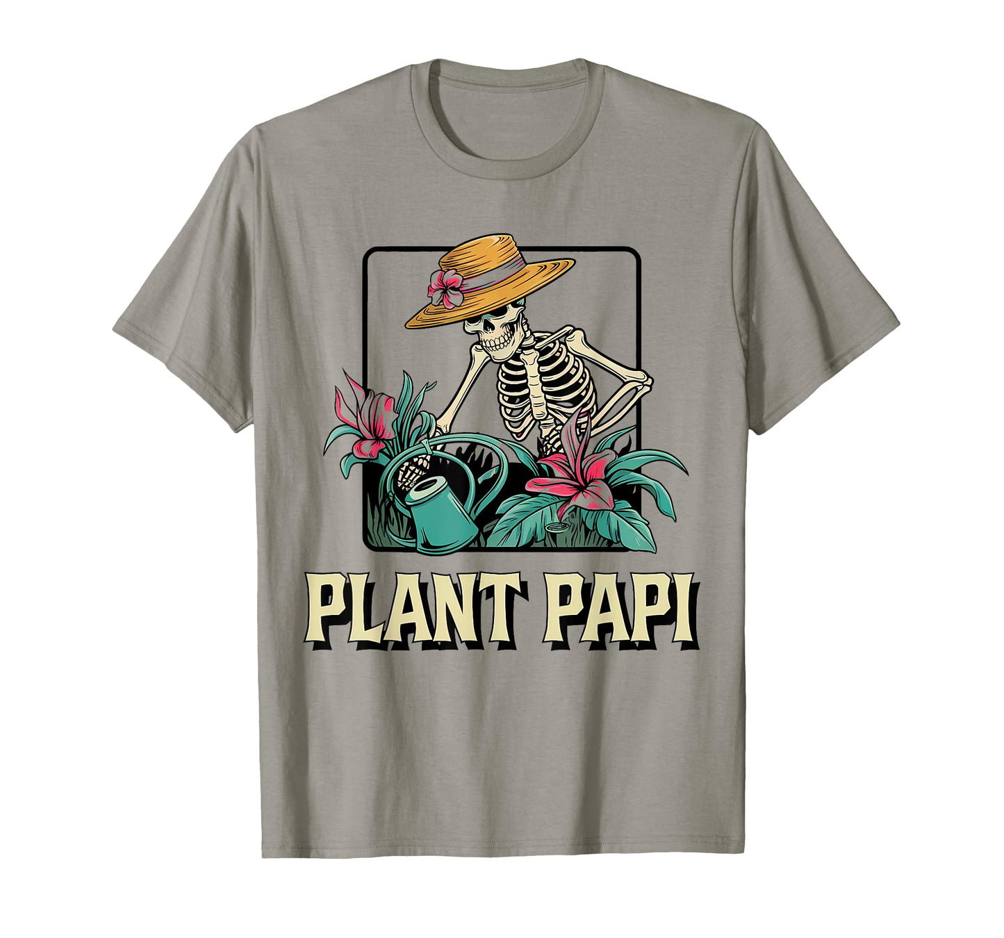 Funny Plant Papi Daddy Gardener Happy Halloween Men Women T-Shirt