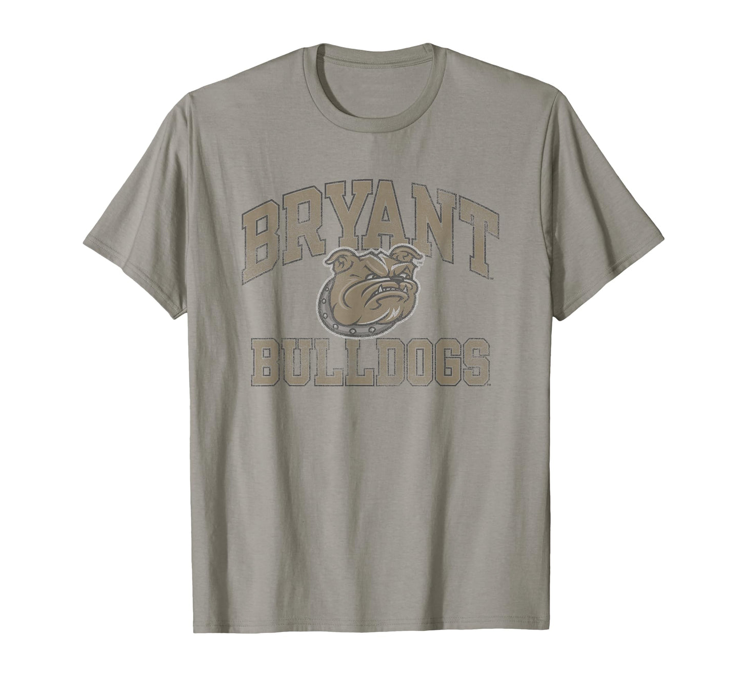 Bryant Bulldogs Vintage Worn Gray Officially Licensed T-Shirt