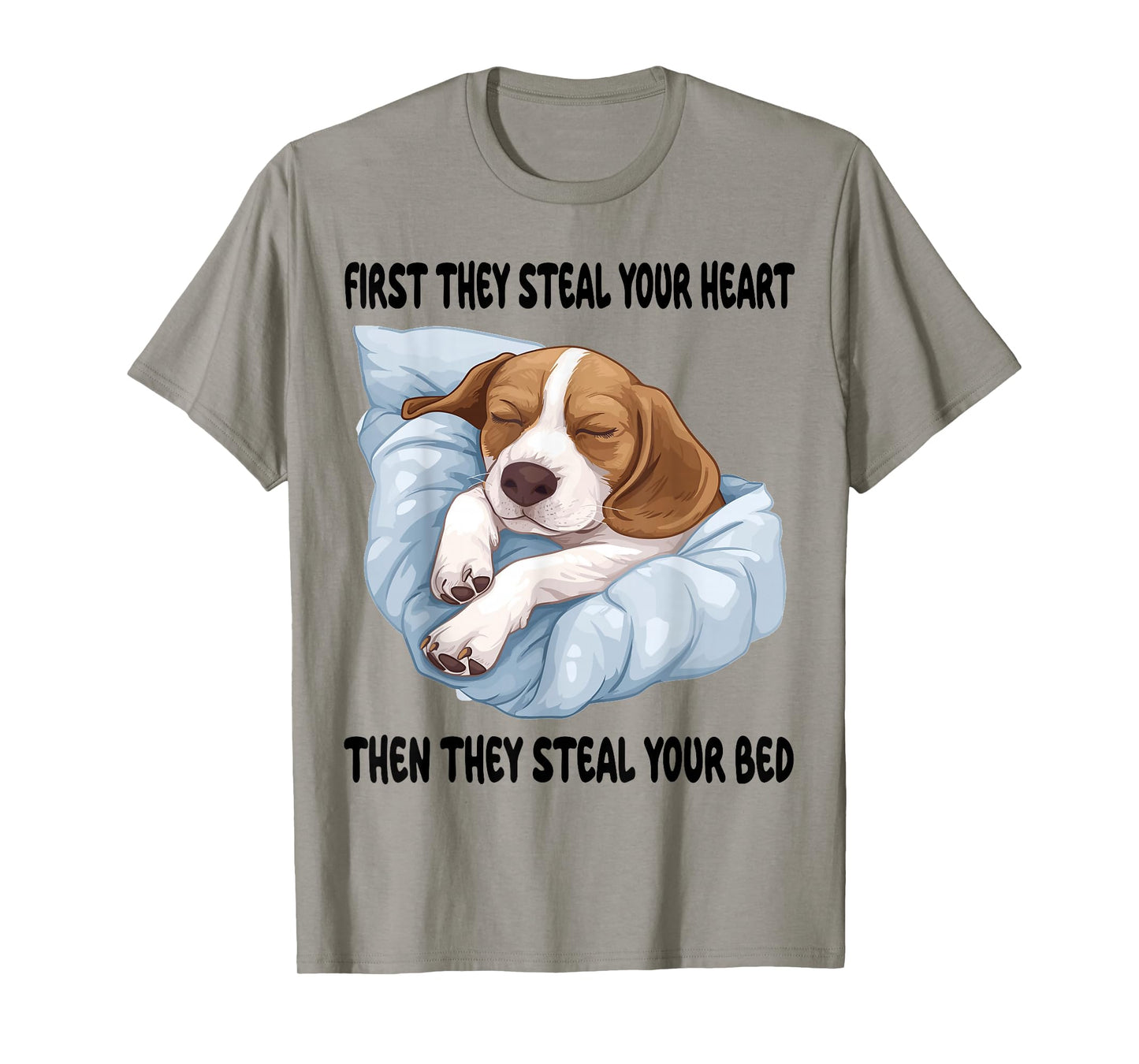 Beagle Sleeping Pajamas Nightgown T-Shirt