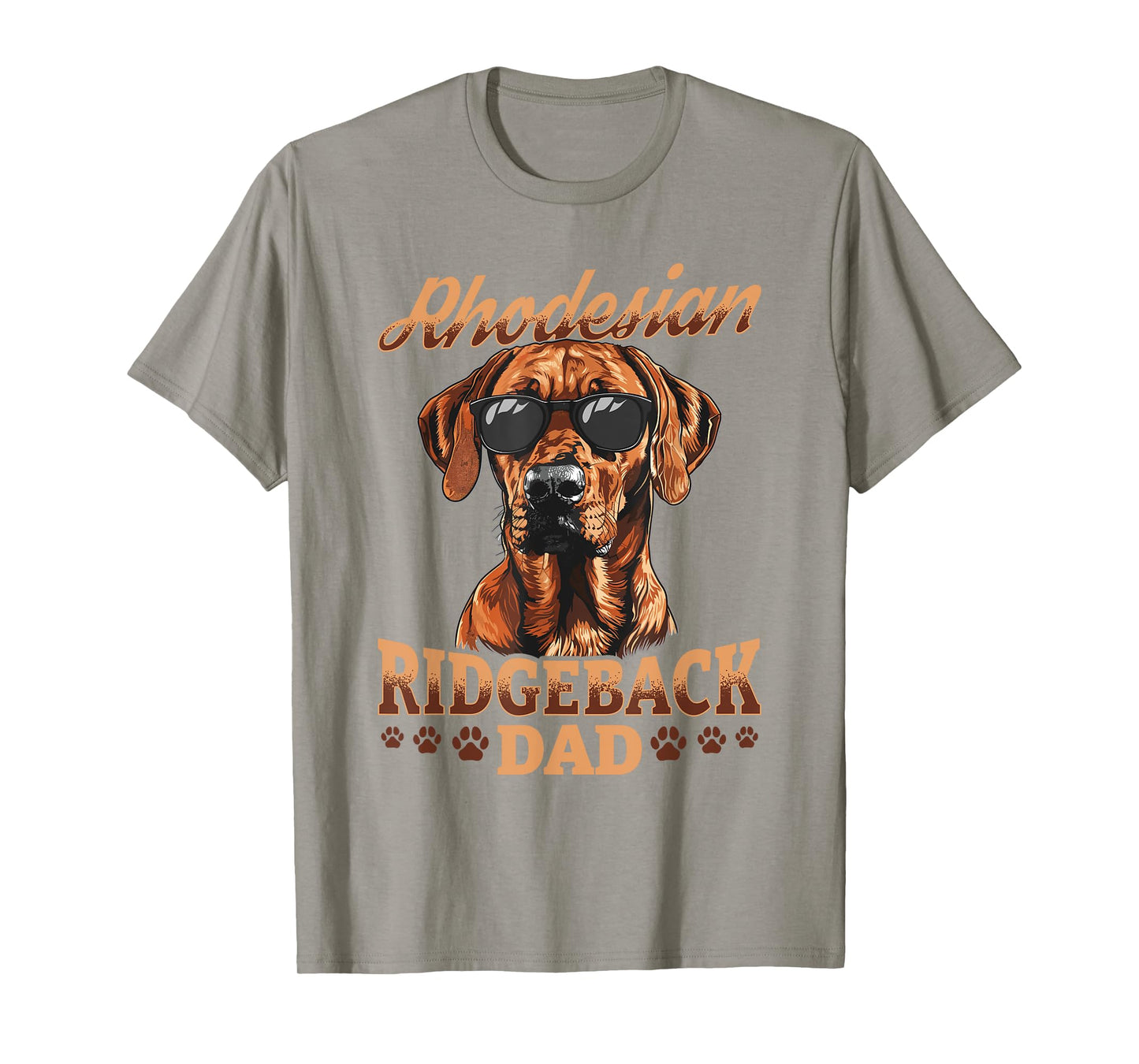 Rhodesian Ridgeback Dog Breed Rhodesian Ridgeback Dad T-Shirt