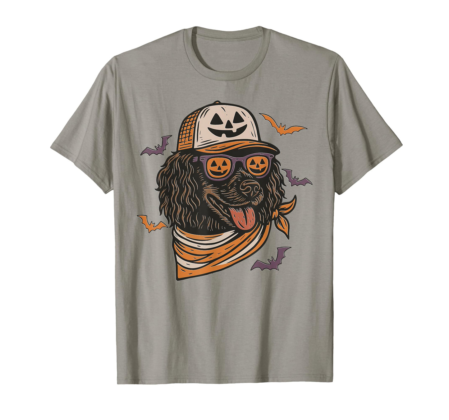 Halloween Cool Dog Boykin Spaniel Sunglasses Dog Mom Dad T-Shirt