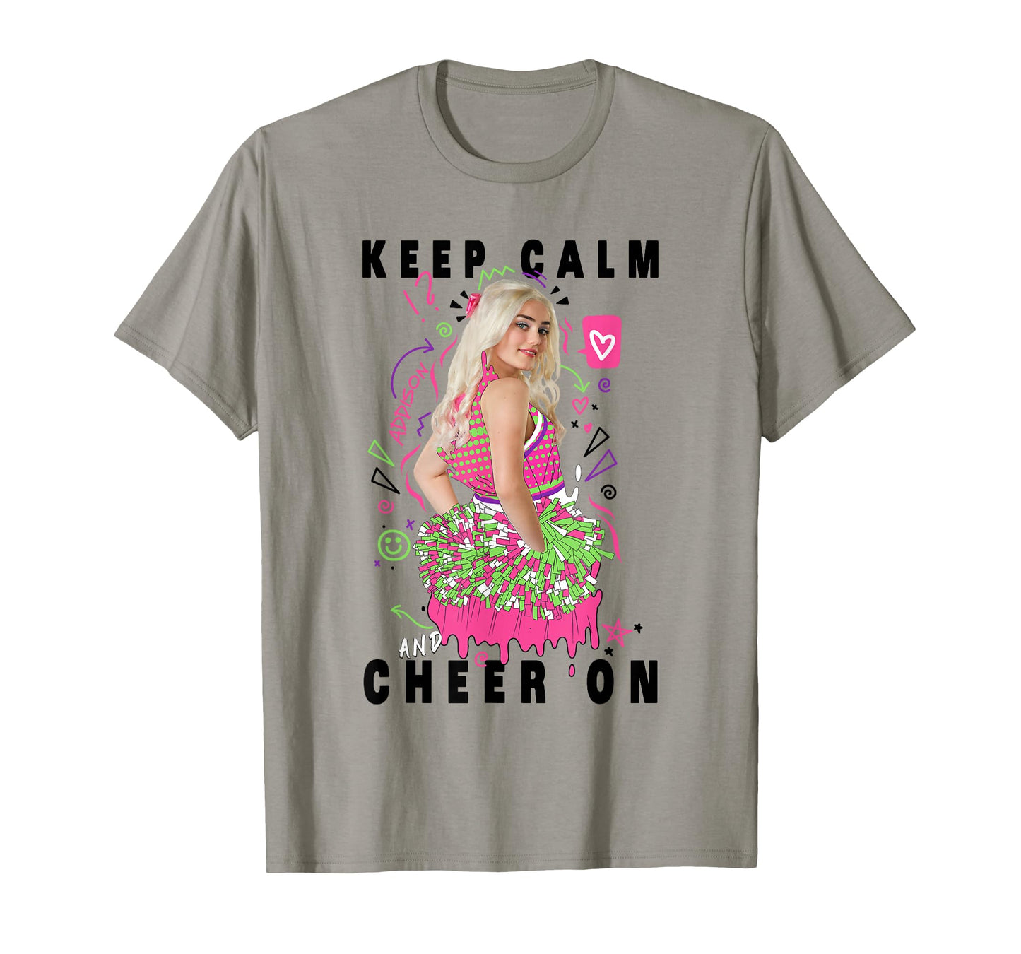 Disney Channel Zombies 2 Addison Keep Calm and Cheer On T-Shirt