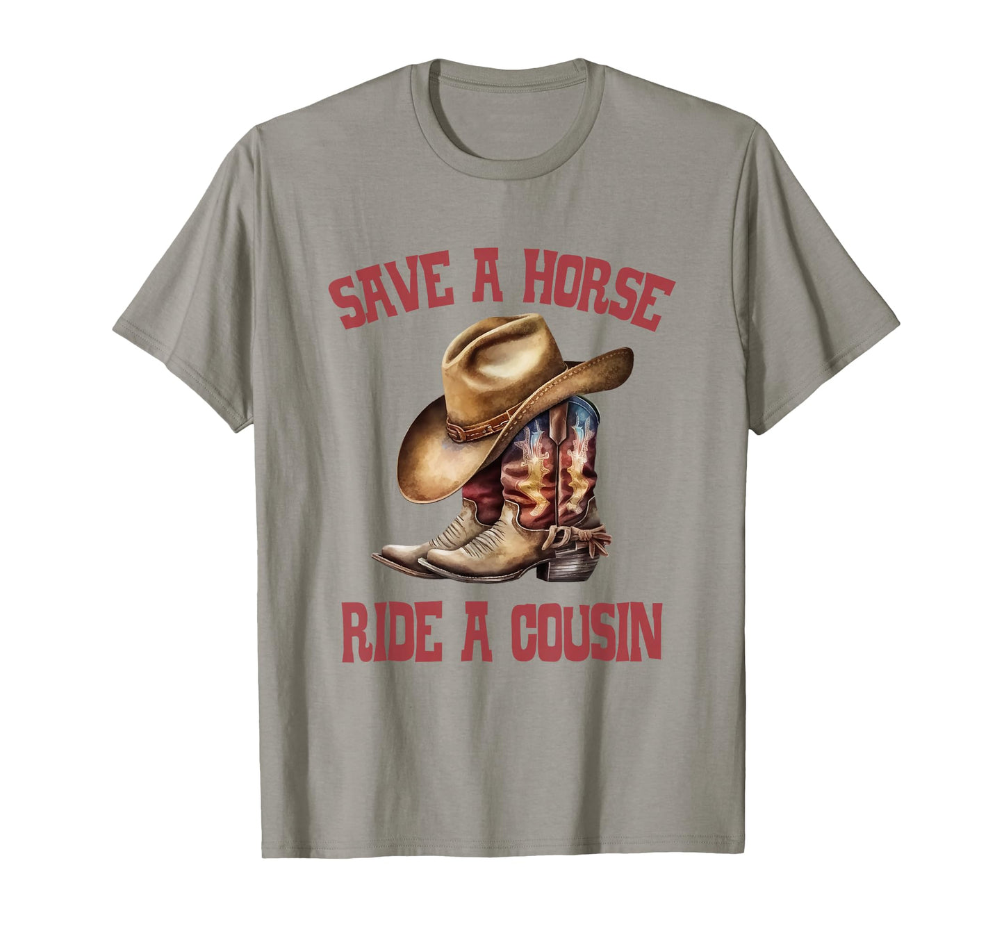 Save A Horse Ride A Cousin All Trash No Trailer Trash Y'all T-Shirt