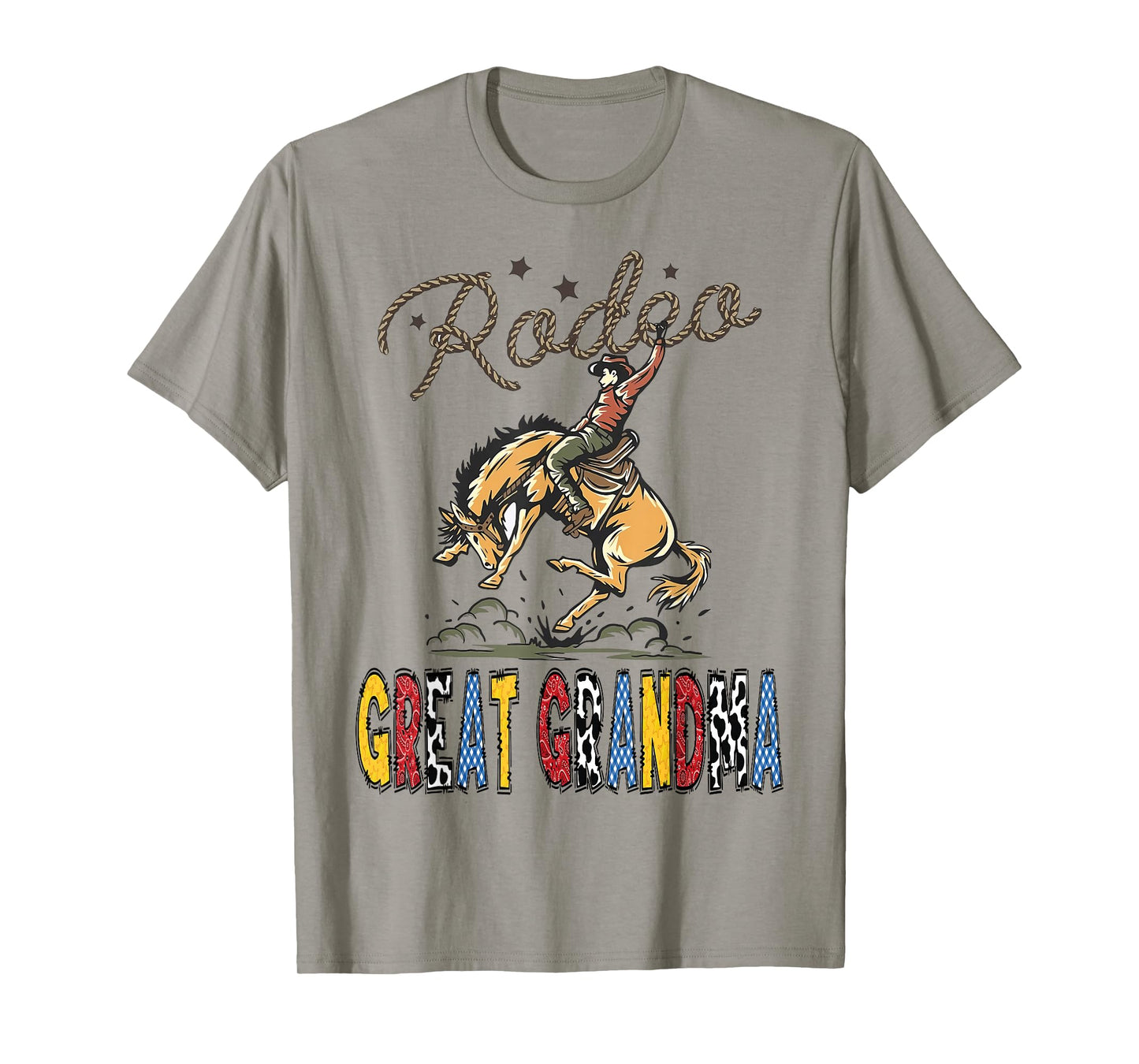 Rodeo Great Grandma Cowboy Cowgirl Birthday Family Matching T-Shirt