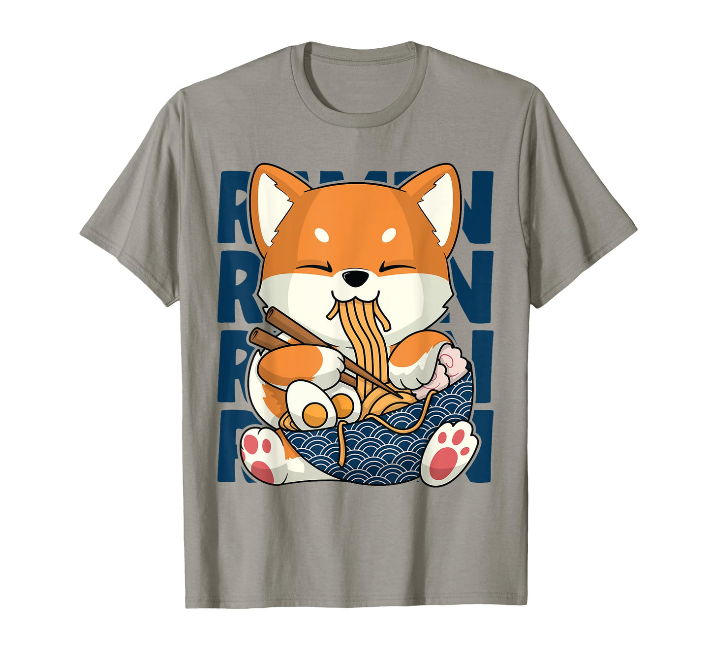 Kawaii Shiba Inu Dog Ramen Japan Corgi T-Shirt