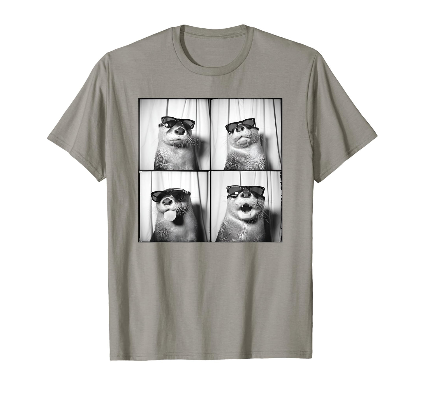 Funny Otter In Sunglasses Love Otters Sea Otter Lover T-Shirt