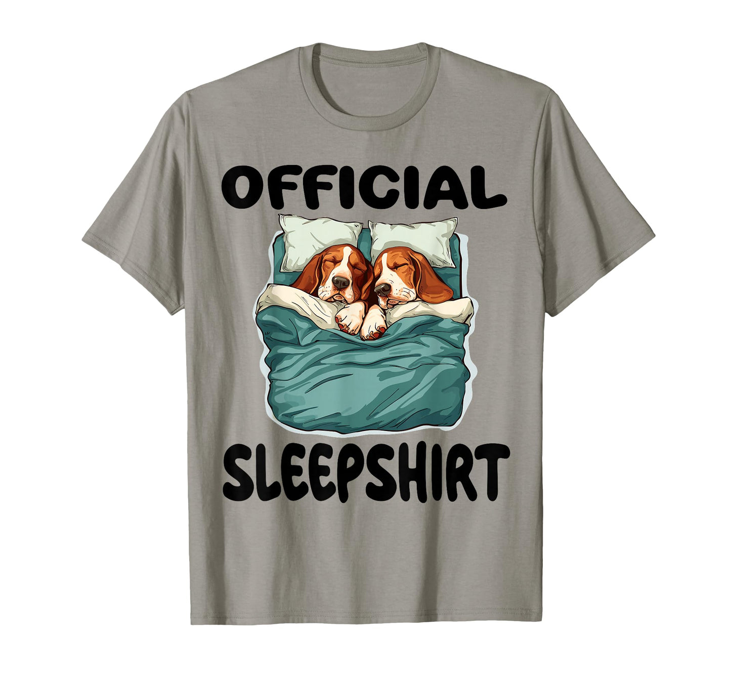 Basset Hound Dog Official Sleepshirt Pajamas Nightgown T-Shirt