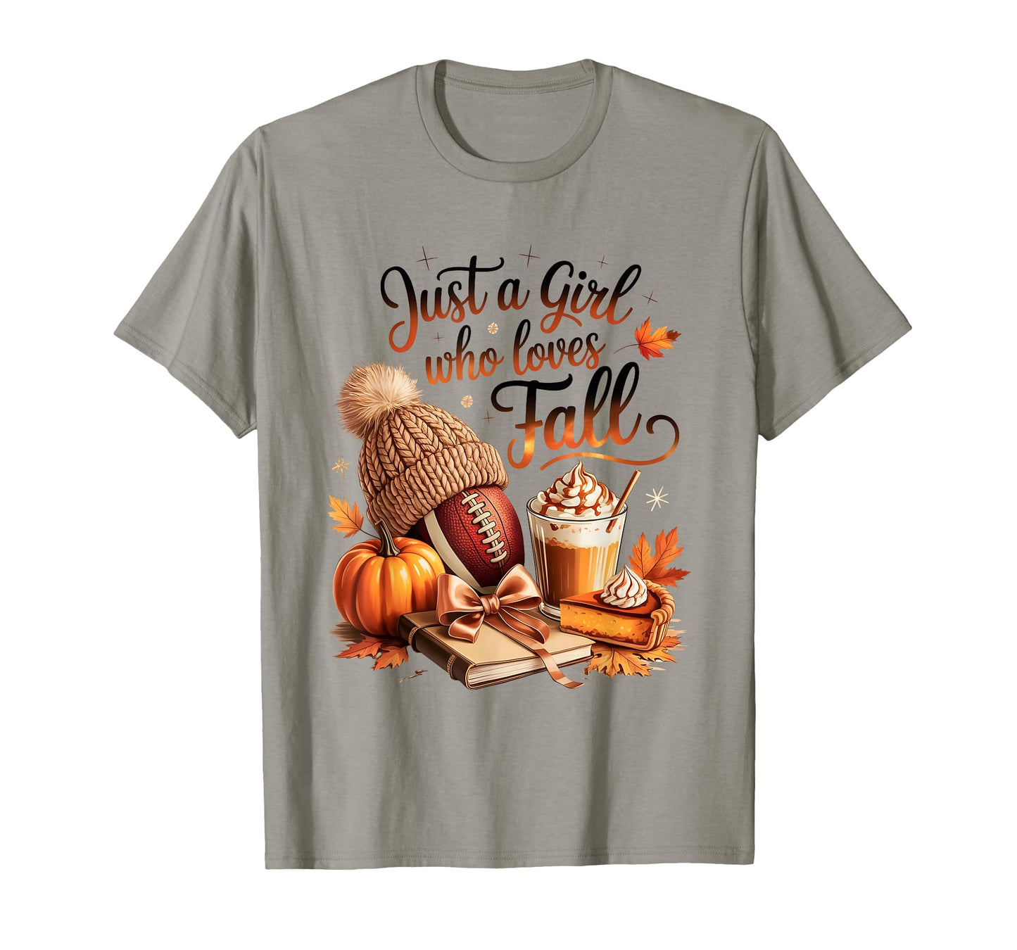 Just a Girl Who Loves Fall Cozy Fall Season Autumn Girl T-Shirt