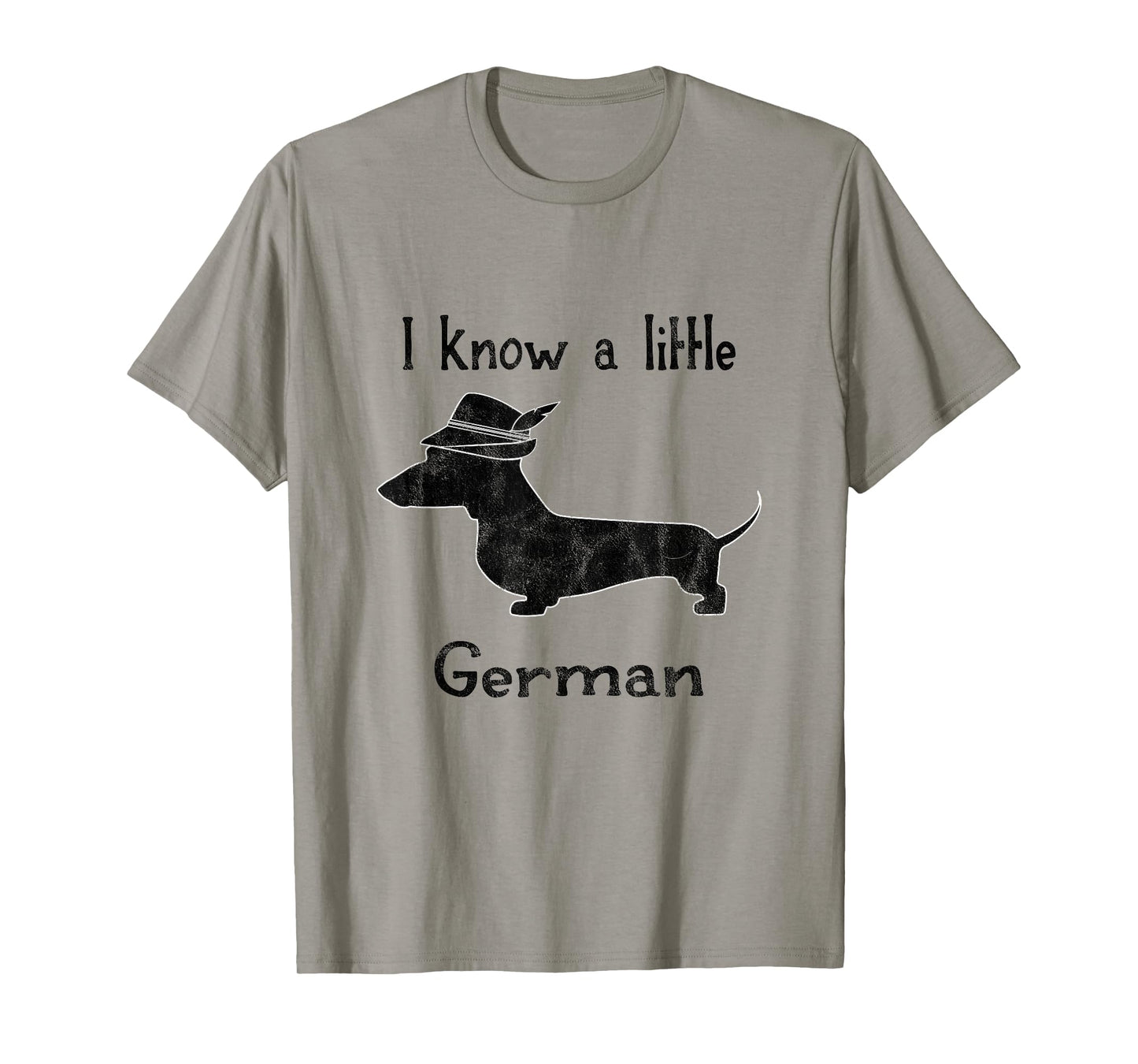I Know A Little German Funny Dachshund Shirt T-Shirt