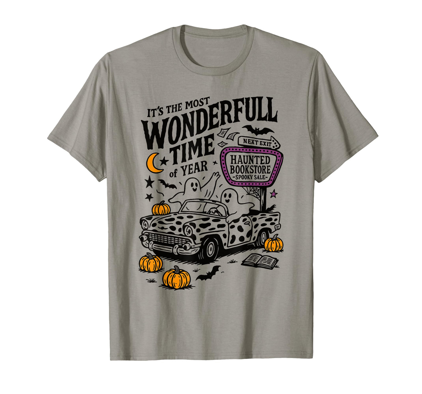 It's The Most Wonderful Time Of Year Ghost Car Halloween T-Shirt