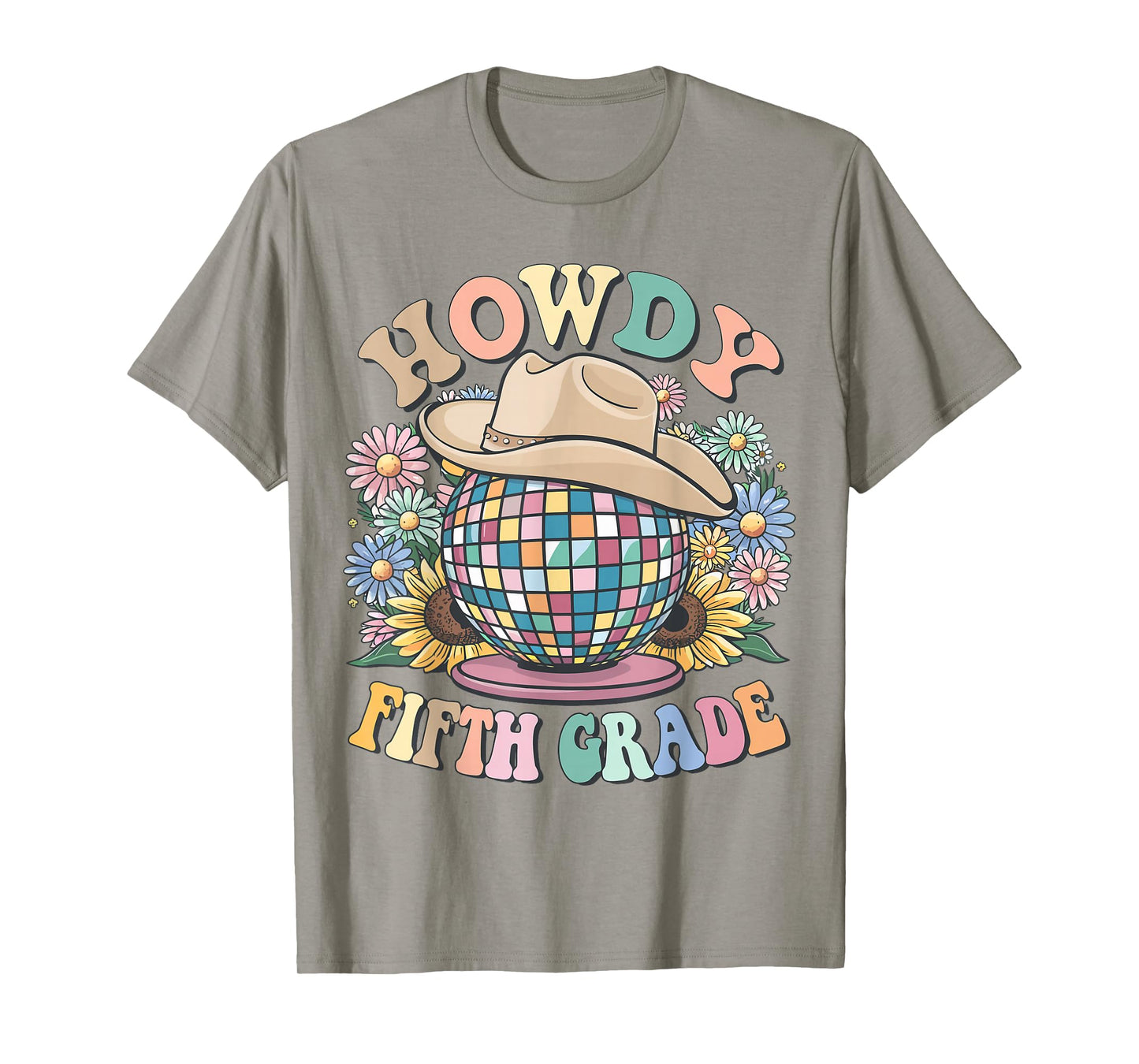 Howdy Fifth Grade Cowgirl Country 5th Grade Back to School T-Shirt