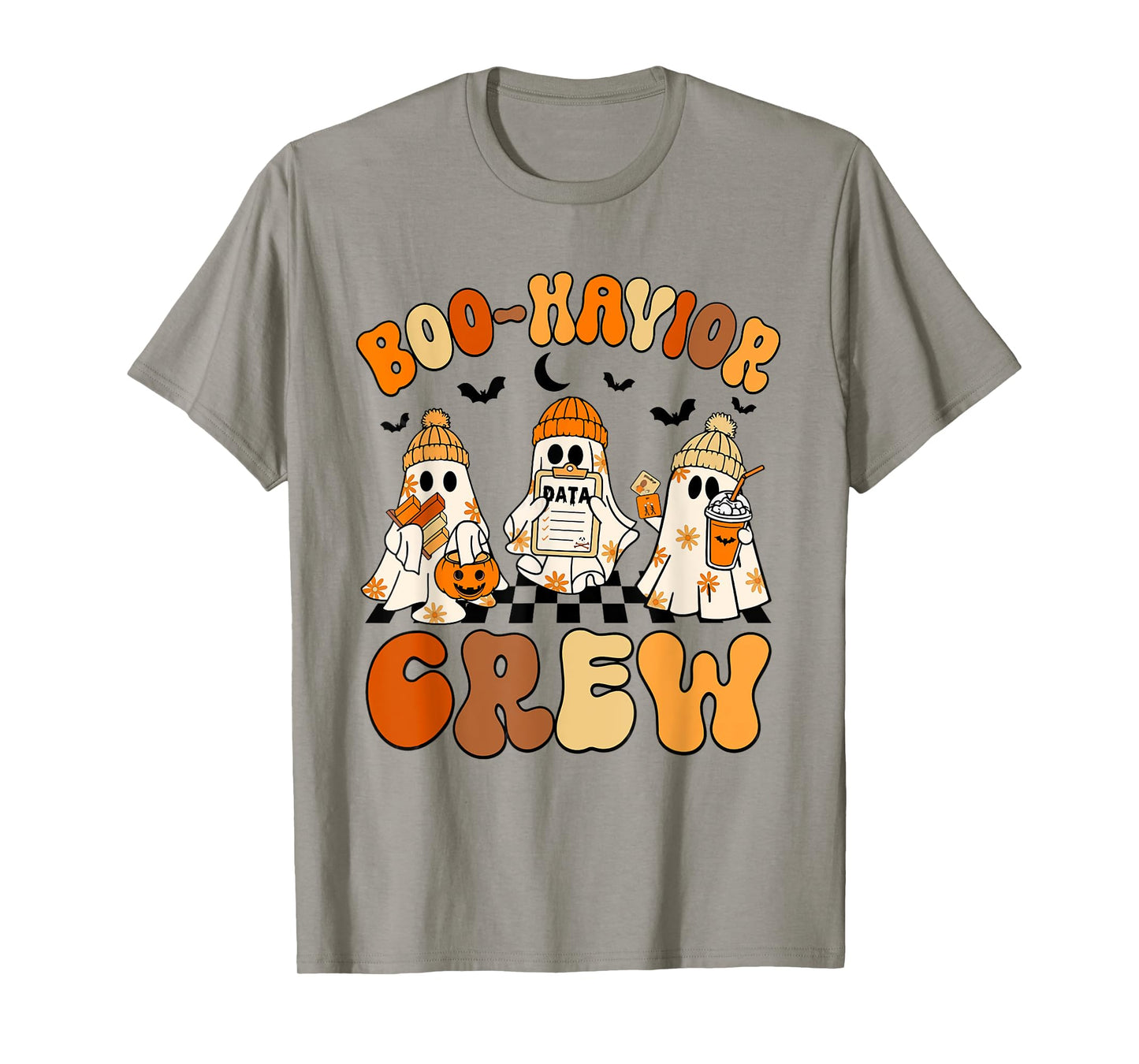 Retro Boo-Havior Crew Behavior Analyst Halloween ABA RBT T-Shirt