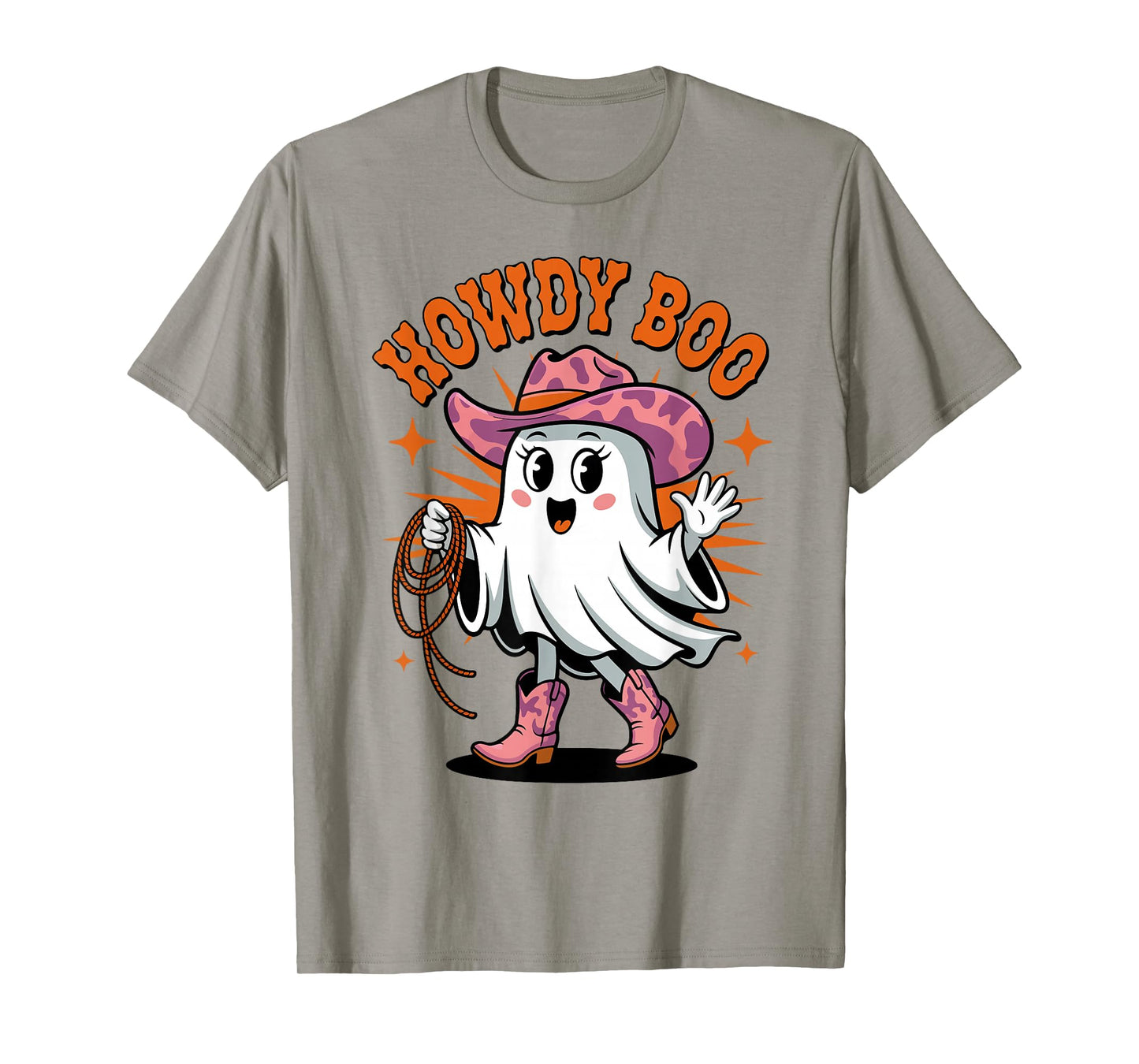 Howdy Boo Ghost Cowgirl Halloween Cute Teen Girl Toddler T-Shirt
