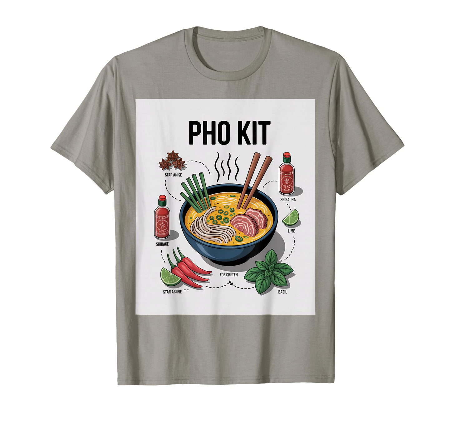 Pho Kit Soup Ingredients Pho Broth at Home Funny Pho Lover T-Shirt
