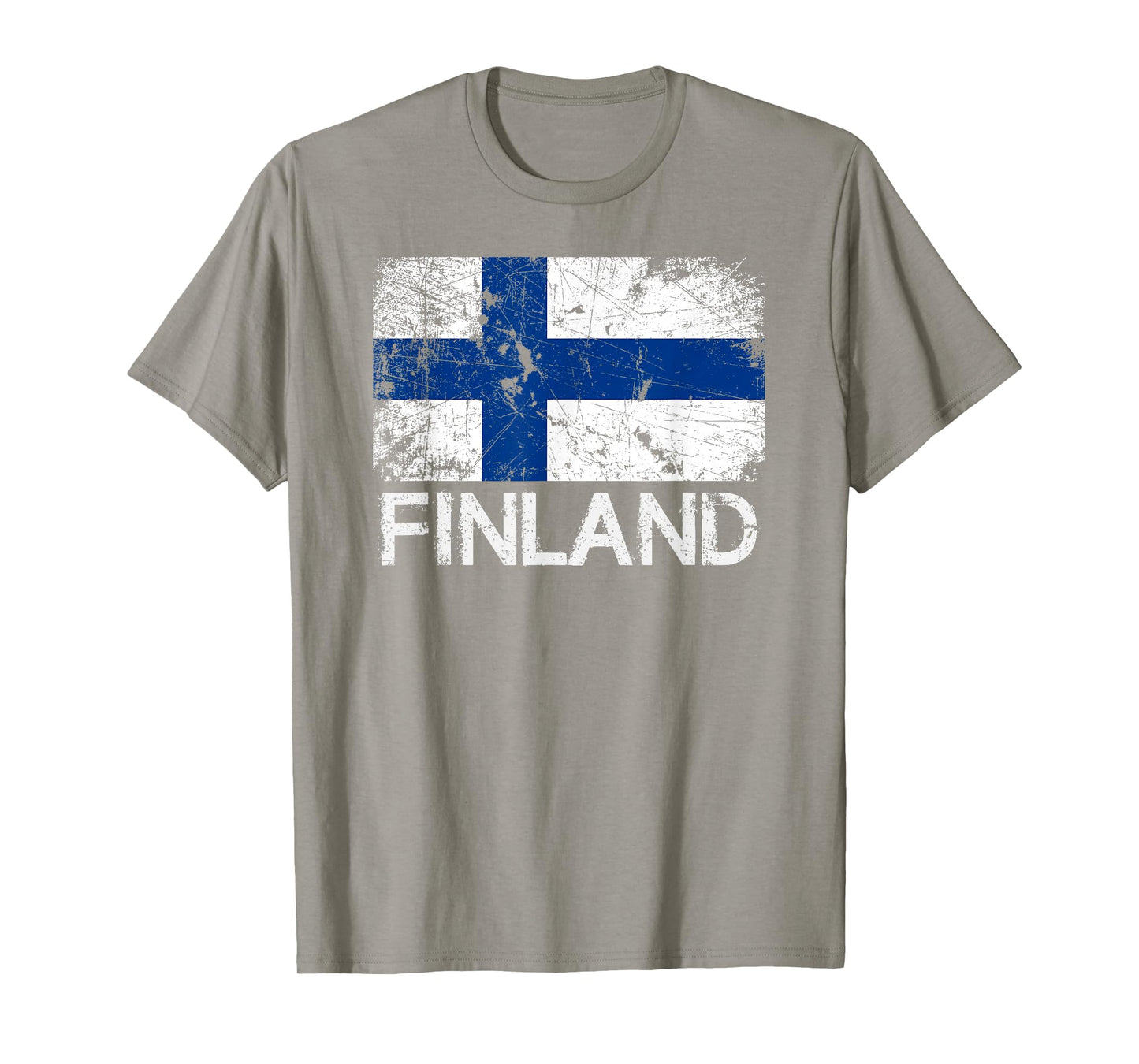 Finnish Flag T-Shirt | Vintage Made In Finland Gift T-Shirt