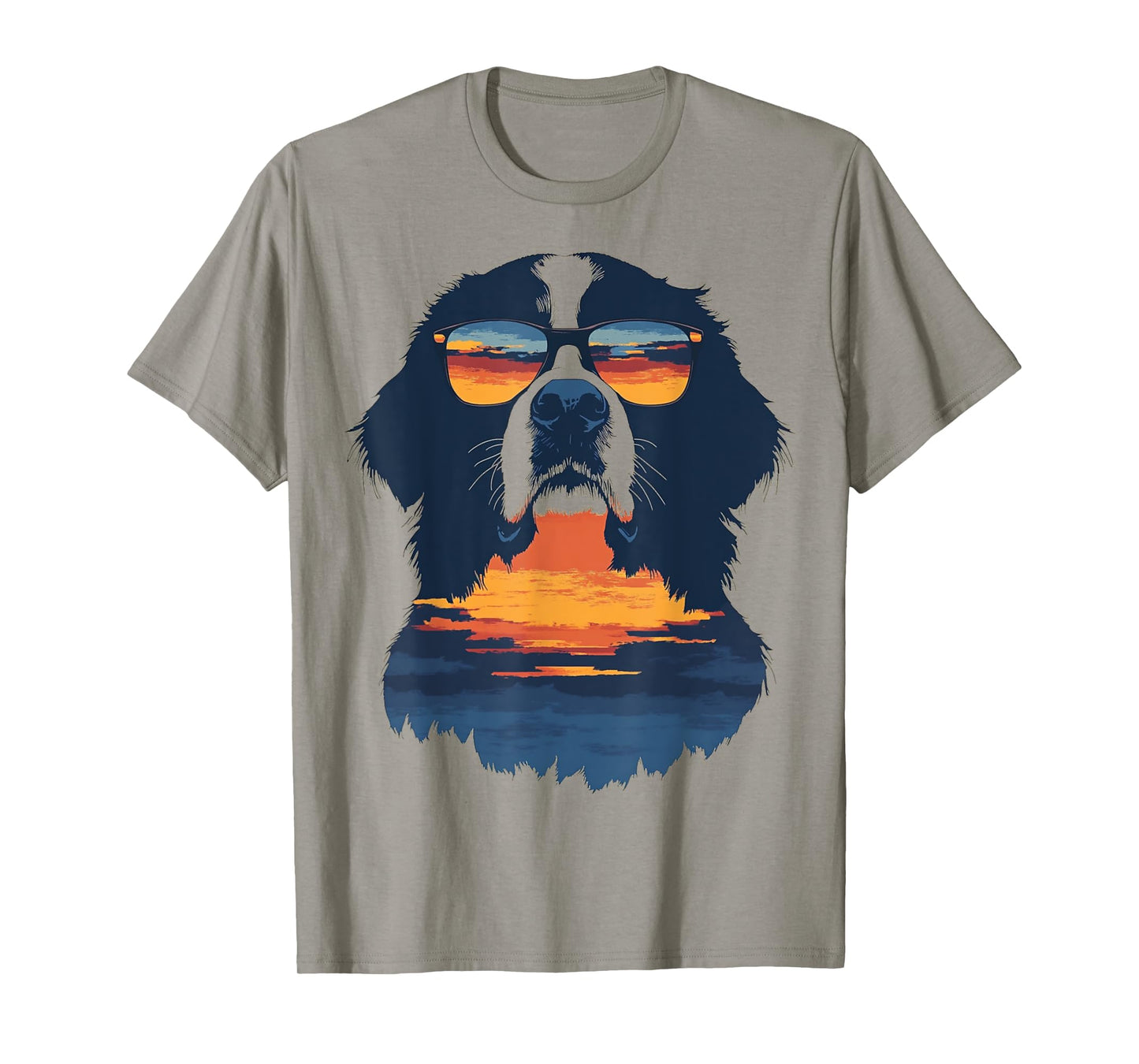 Bernese Mountain Dog Hawaiian Men Women Kids T-Shirt