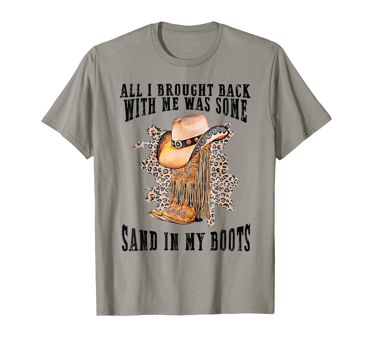 Sand In My Boots Country Music Lovers T-Shirt