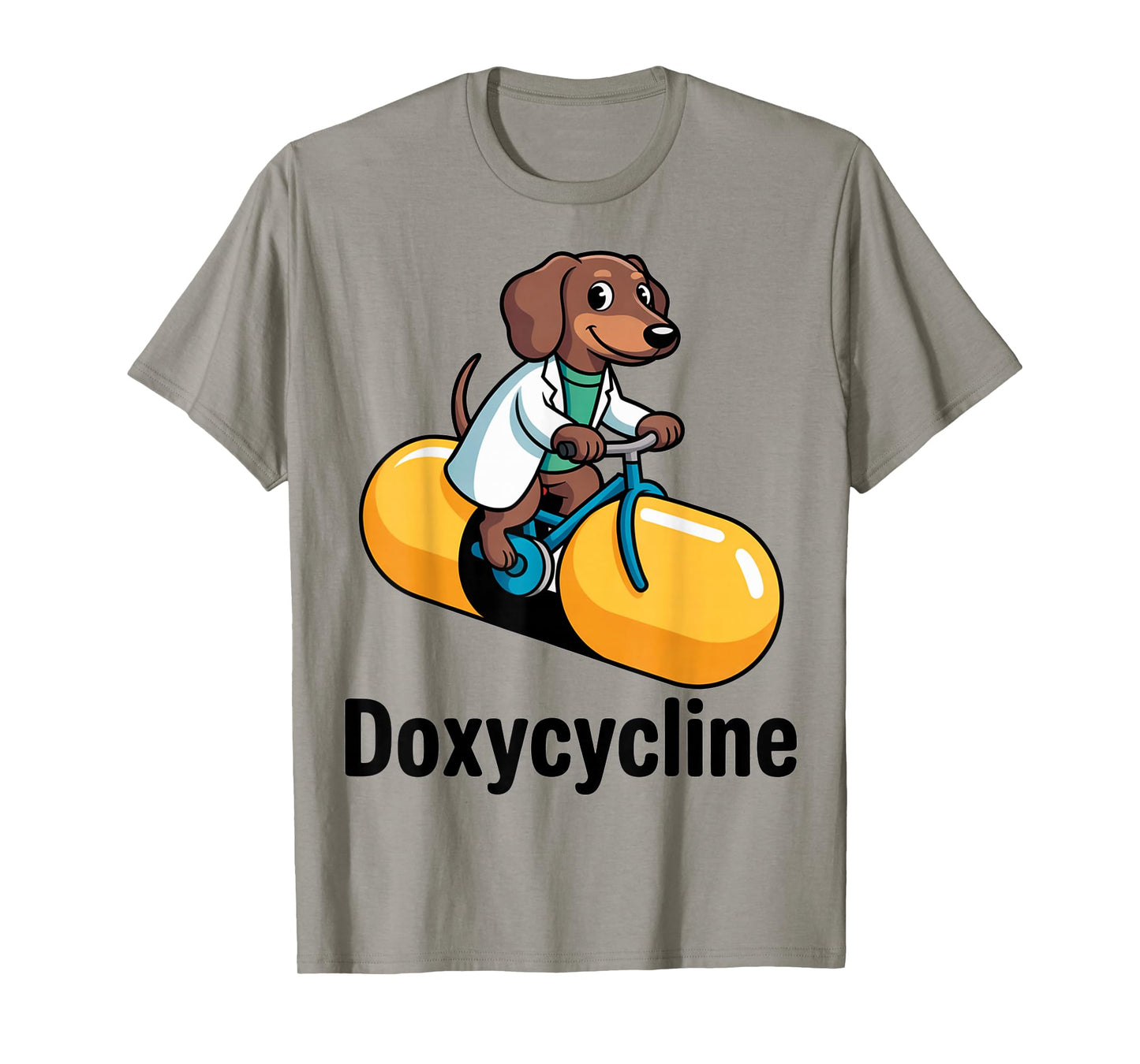 Doxycycline Funny Dachshund Pharmacist T-Shirt