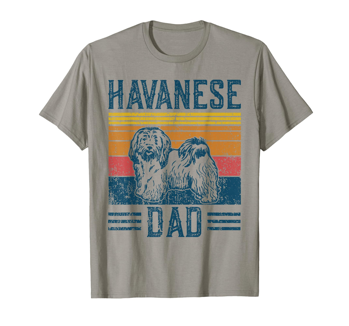 Dog Havanese Dad - Vintage Havanese Dad T-Shirt