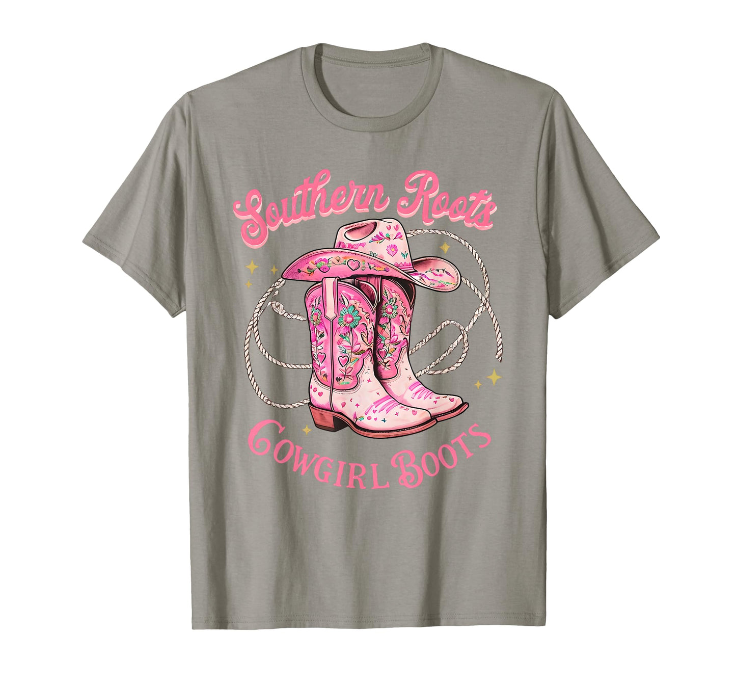 Cowgirl Boots Coquette Western Country Graphic Cowgirl T-Shirt