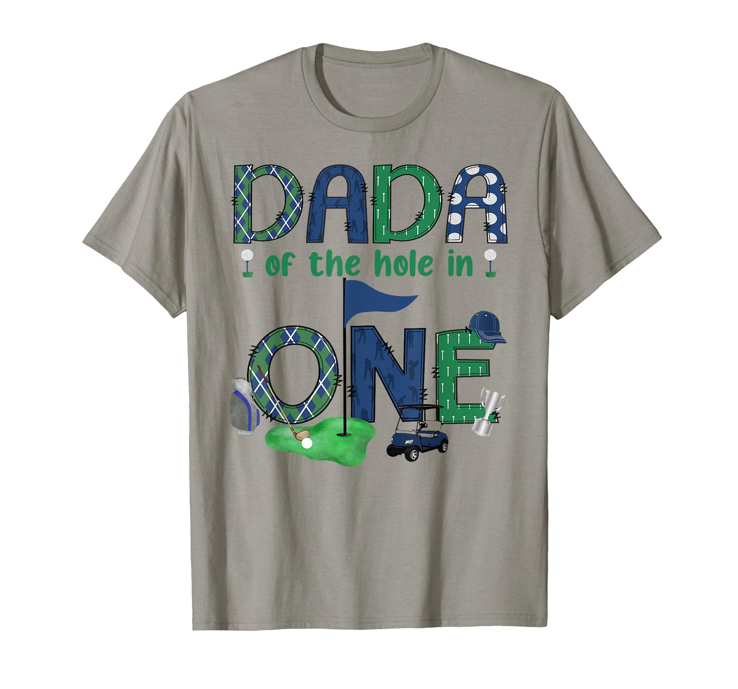 Dada Of The Hole In One 1St Birthday Boy Golf Lover T-Shirt