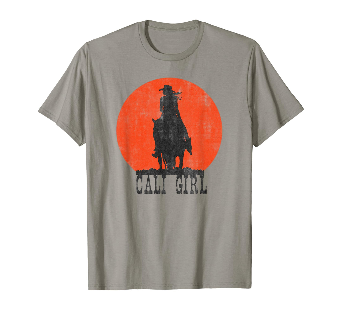 CALI GIRL California Horse Girl Vintage Retro Gift Idea T-Shirt