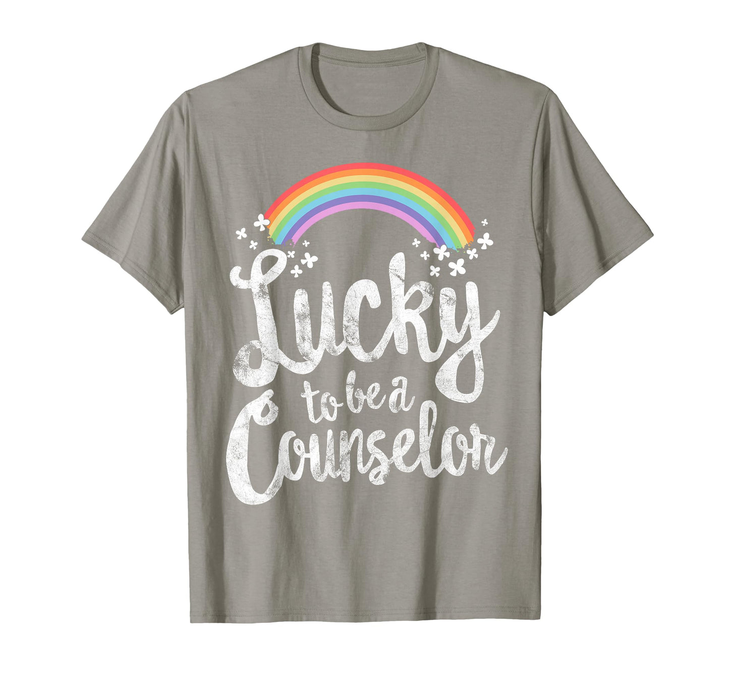 Lucky To Be A Counselor T-Shirt School St Patricks Day Gift T-Shirt