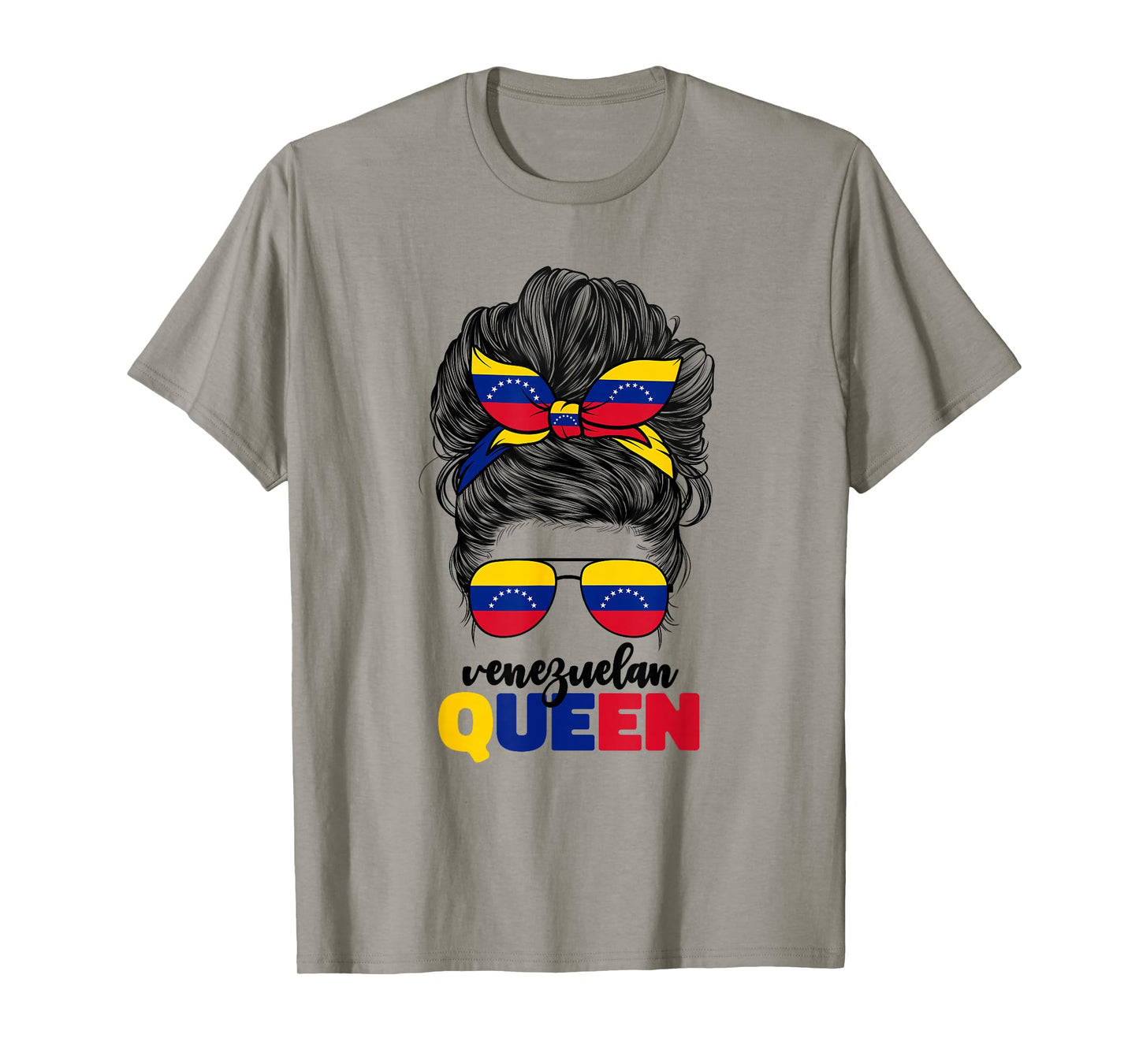 Venezuelan Queen For Women Girls Venezuela Flag Venezolana T-Shirt