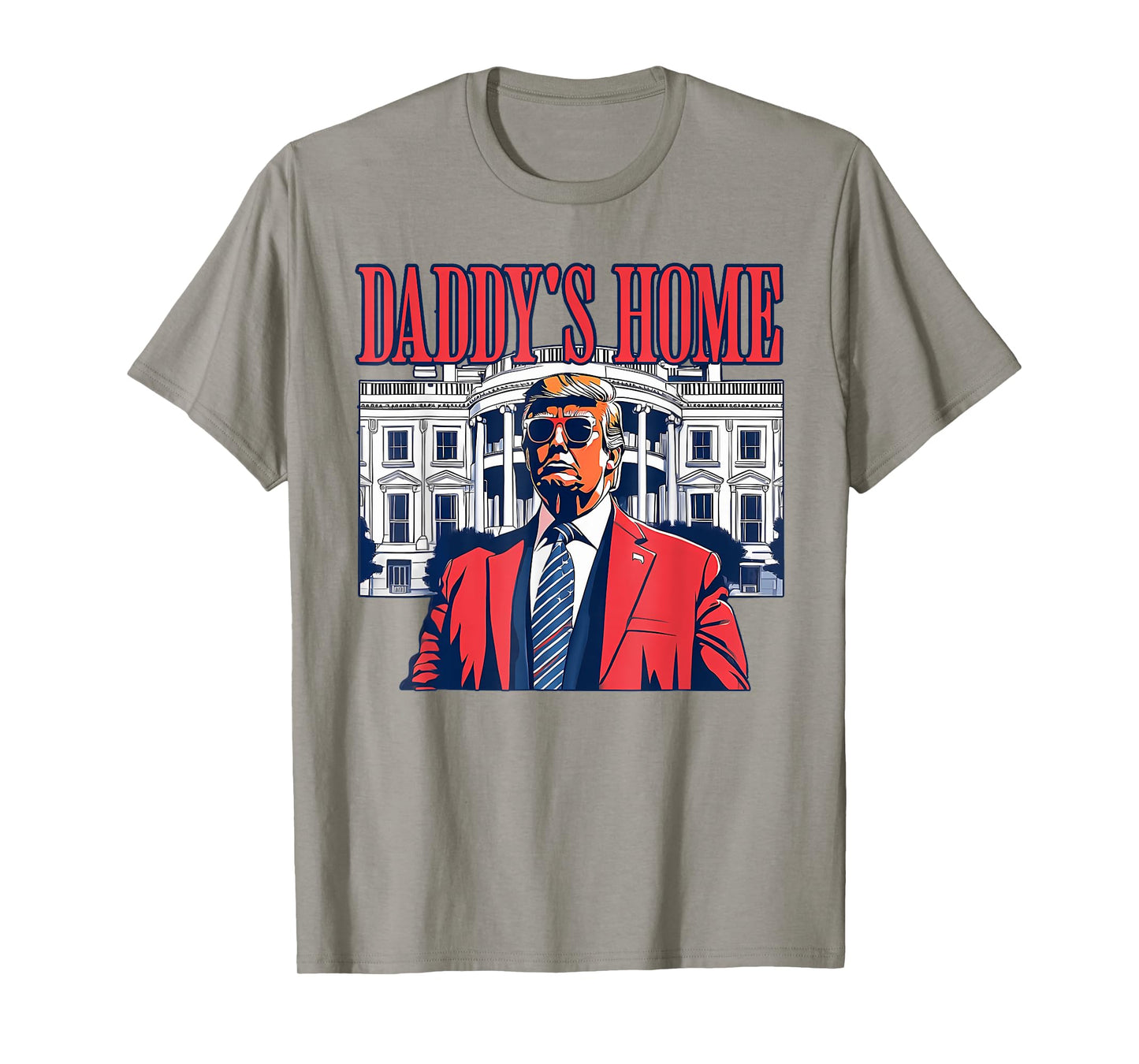 Trump 2024 Take America Back Daddy's Home Trump Pink 2024 T-Shirt