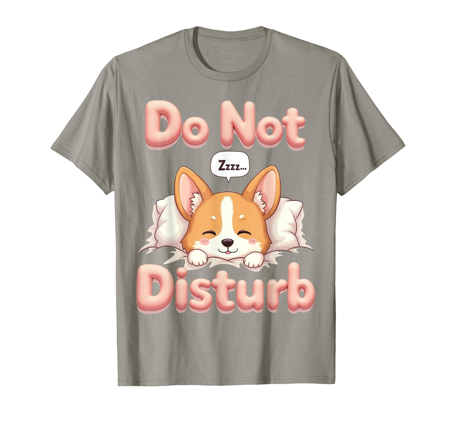 Do Not Disturb Welsh Corgi Dog Funny Pajamas T-Shirt