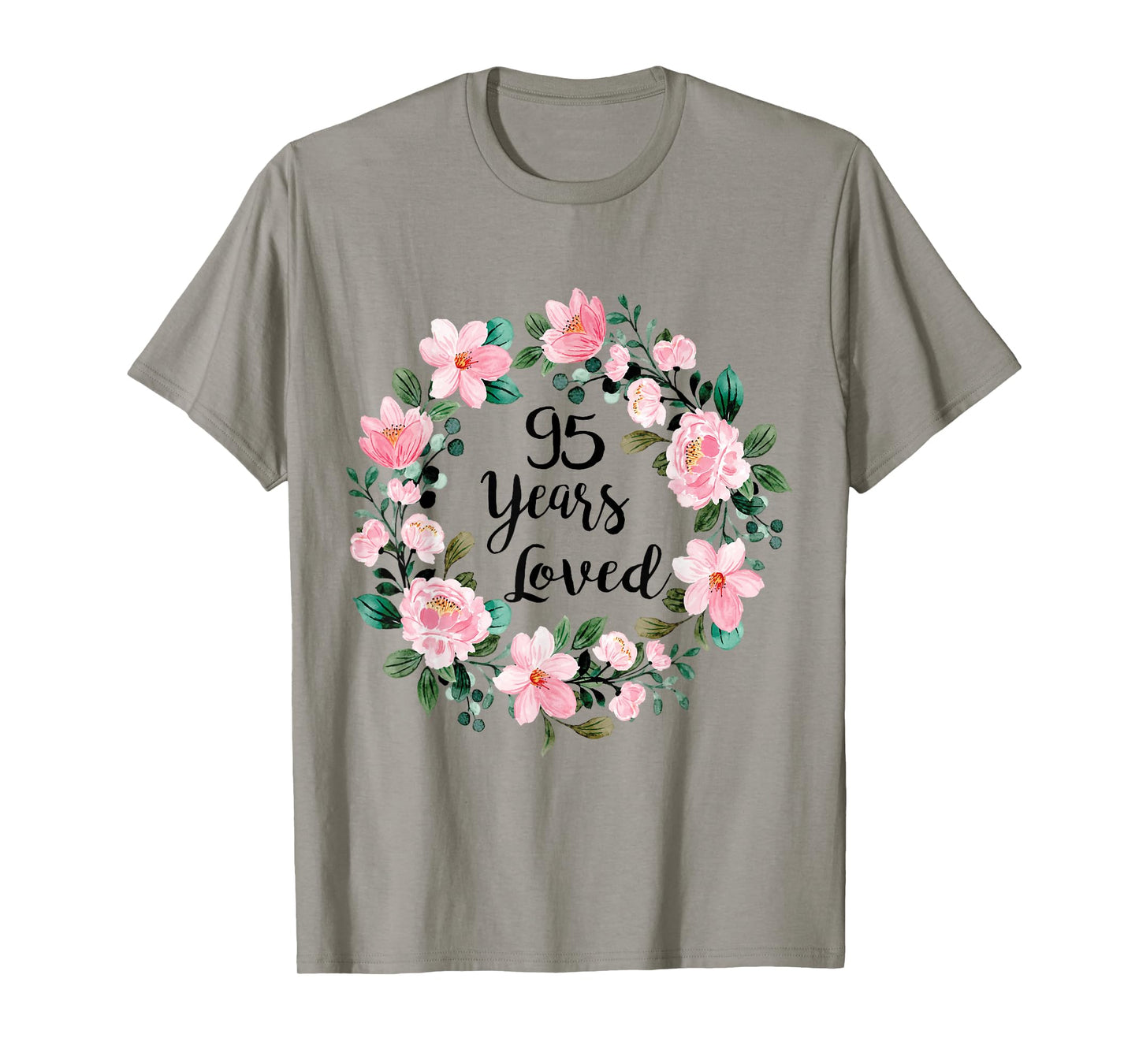 95 Years Loved Men Women 95 Years Old Cool 95th Birthday T-Shirt
