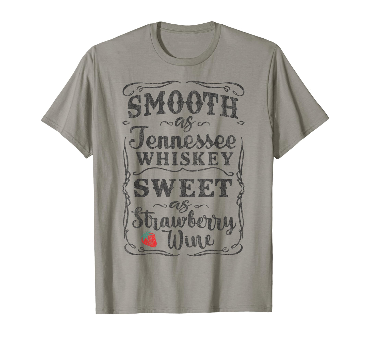Smooth as Tennessee Whiskey Funny Humour Tee Vacation T-Shirt