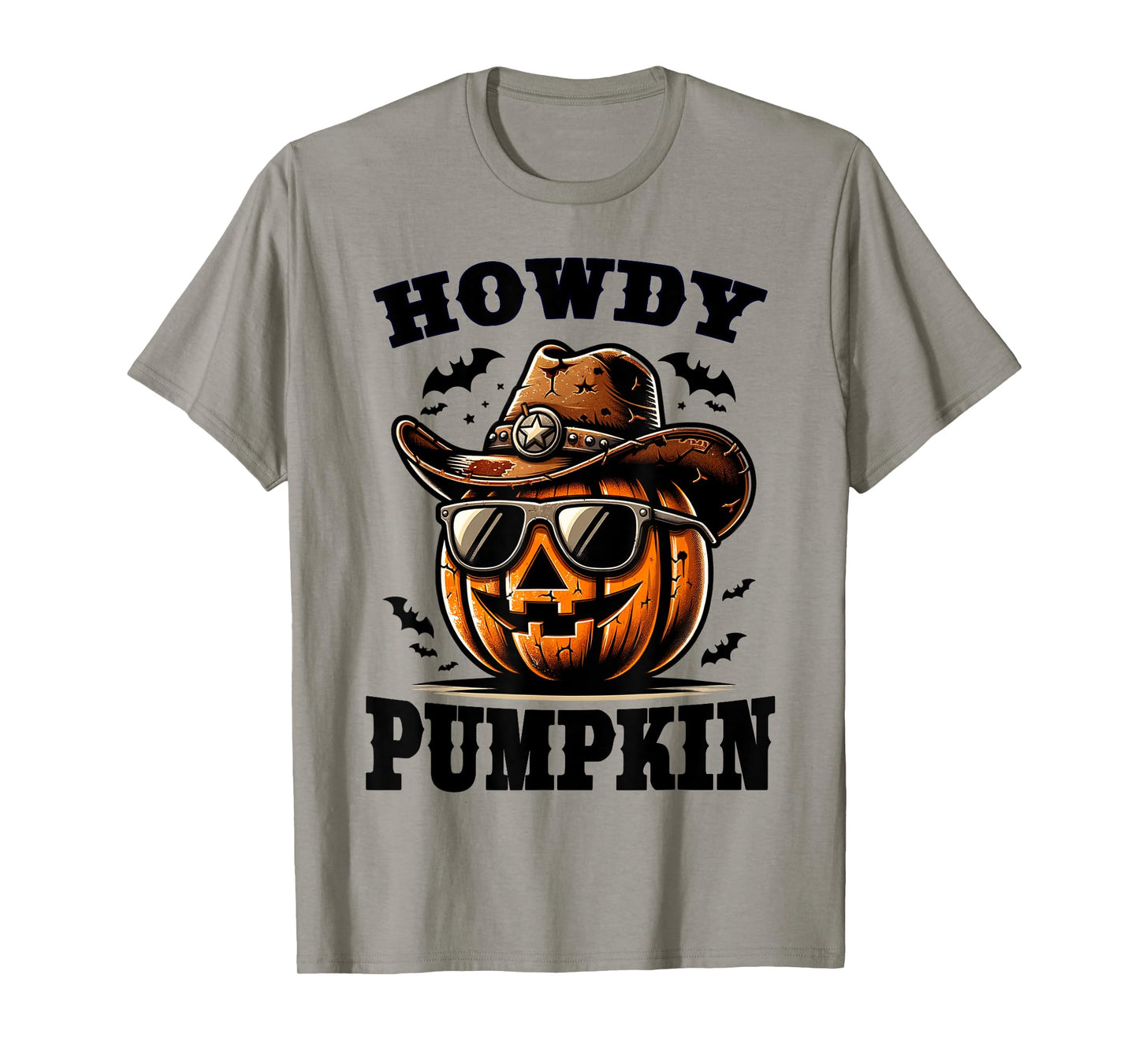Howdy Pumpkin Western Halloween T-Shirt