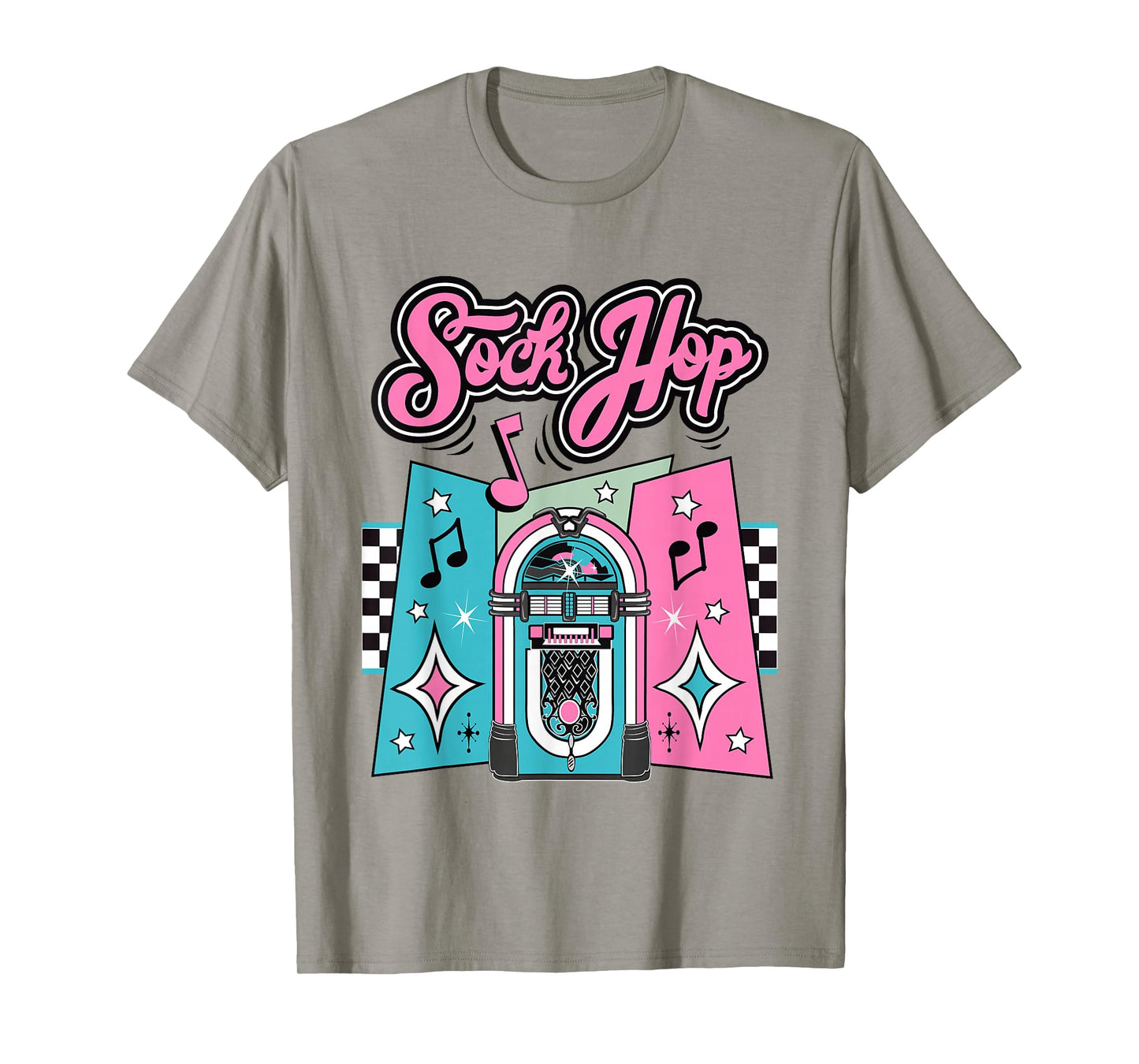 1950s Sock Hop Costume Retro 50s Vintage Rockabilly Doo Wop T-Shirt