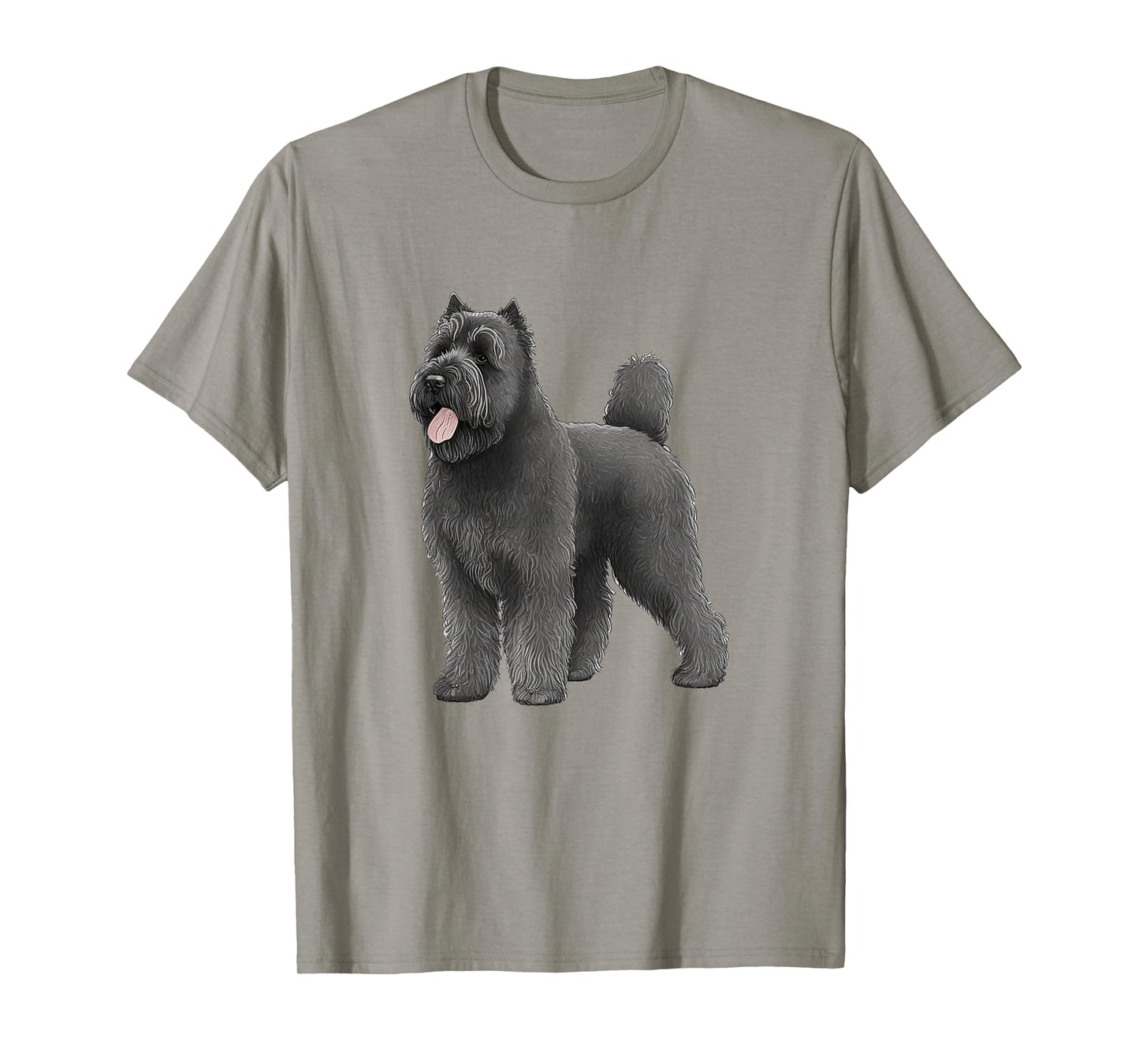 Adorable Bouvier Des Flandres Art Design T-Shirt