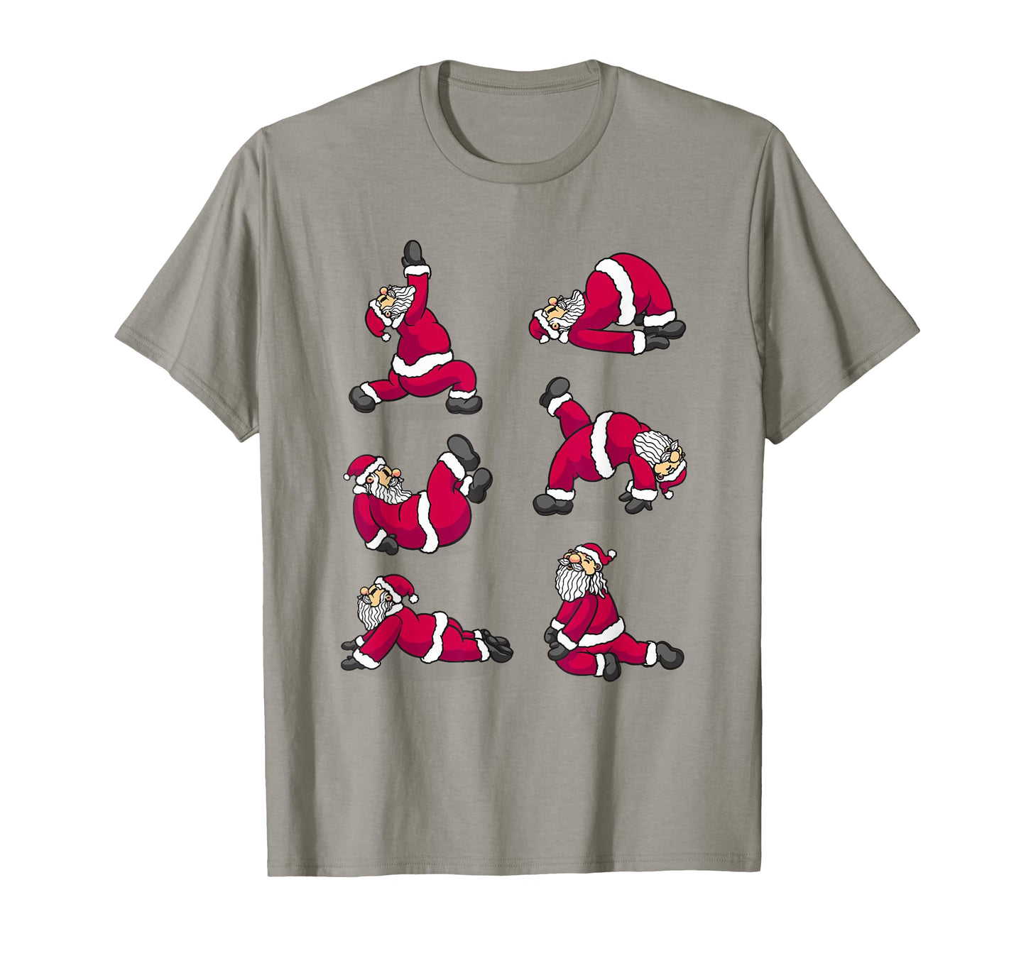 Santa Claus Practice Yoga T-Shirt
