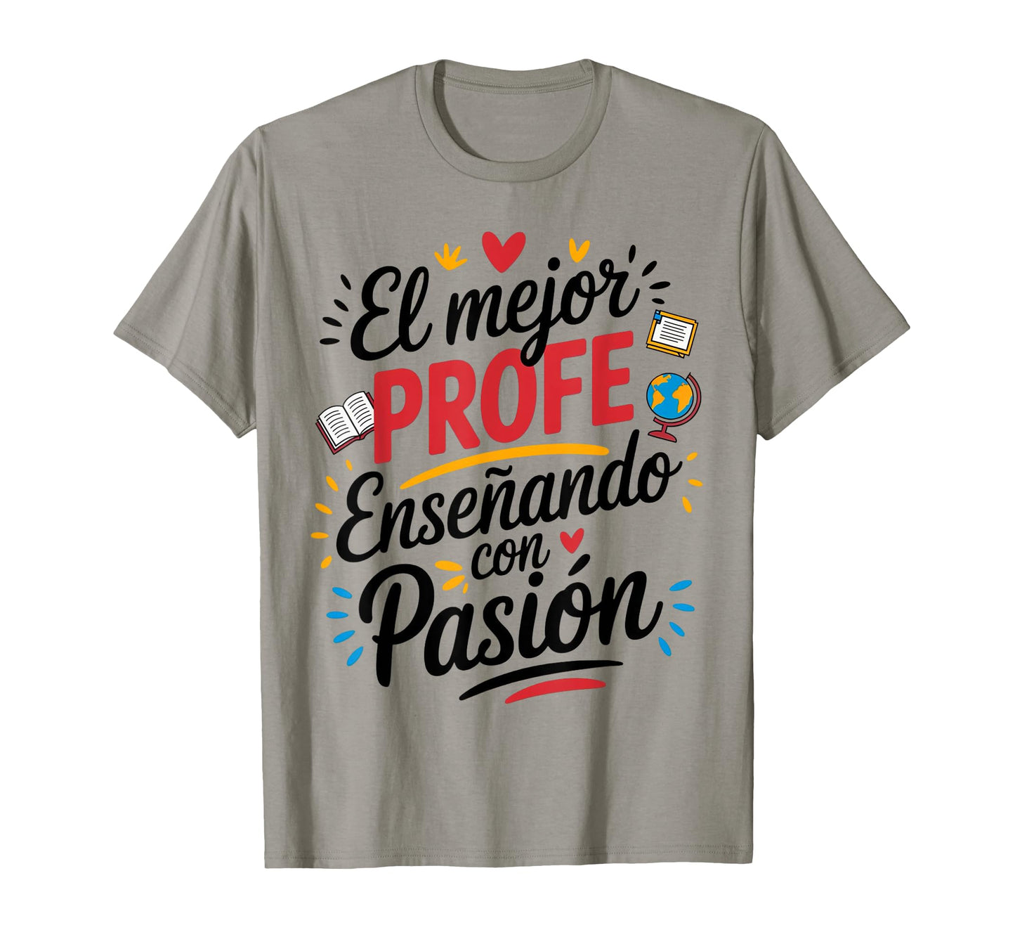 El Mejor Profe Español Maestro Latinos Aula Educador T-Shirt