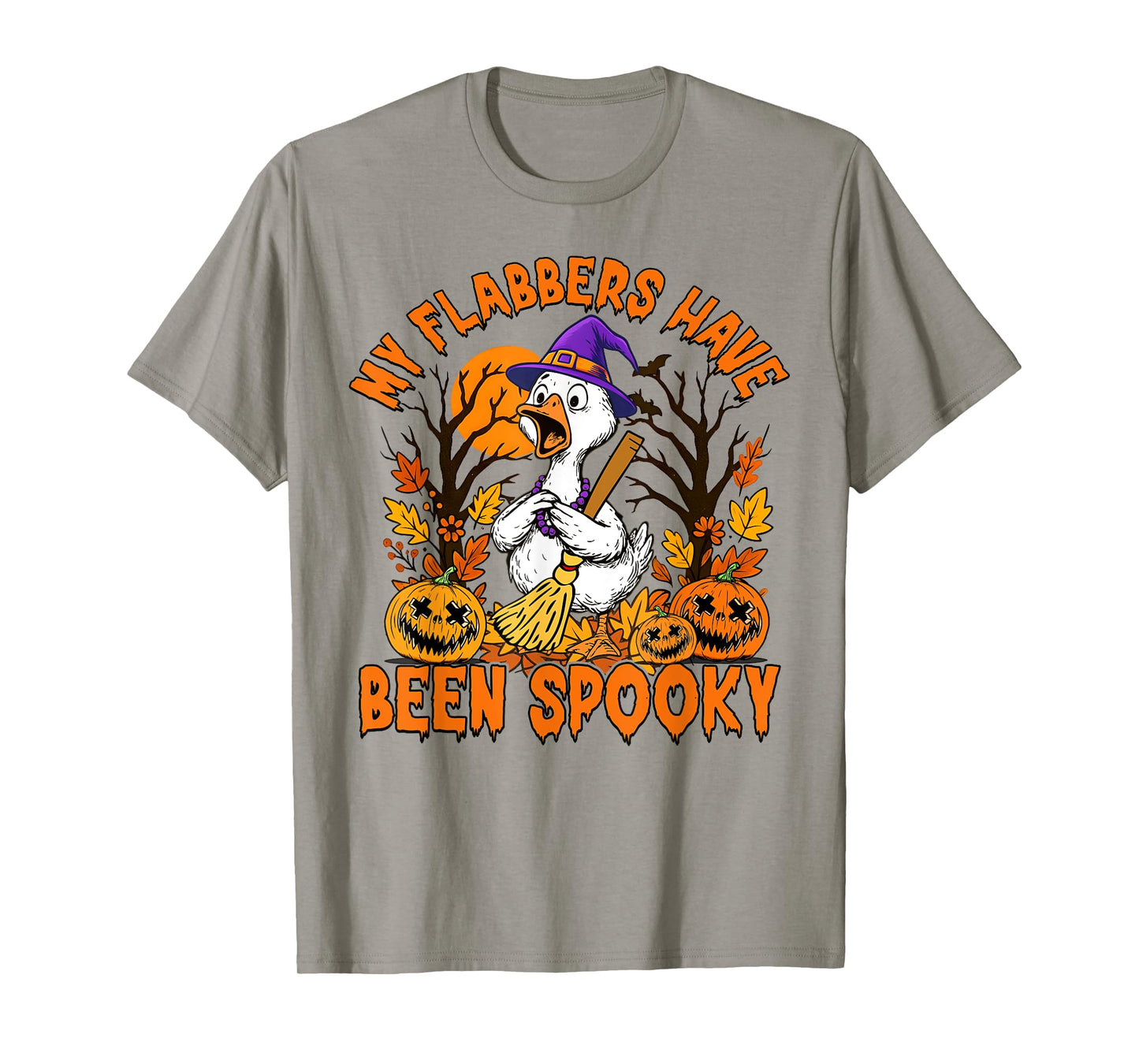My Flabbers Have Been Spooky Silly Goose Ducks Halloween T-Shirt